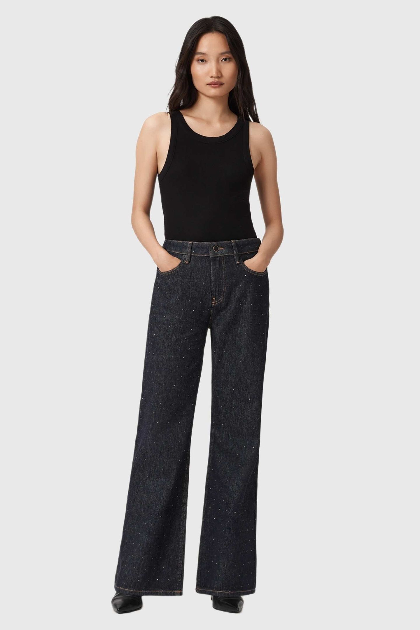 EMBER SPARKLE JEAN RAW INDIGO BLUE 2