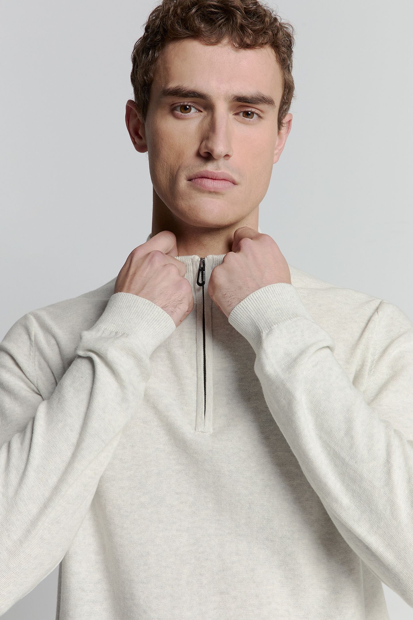 PULLOVER HALF ZIP MELANGE KIT 2