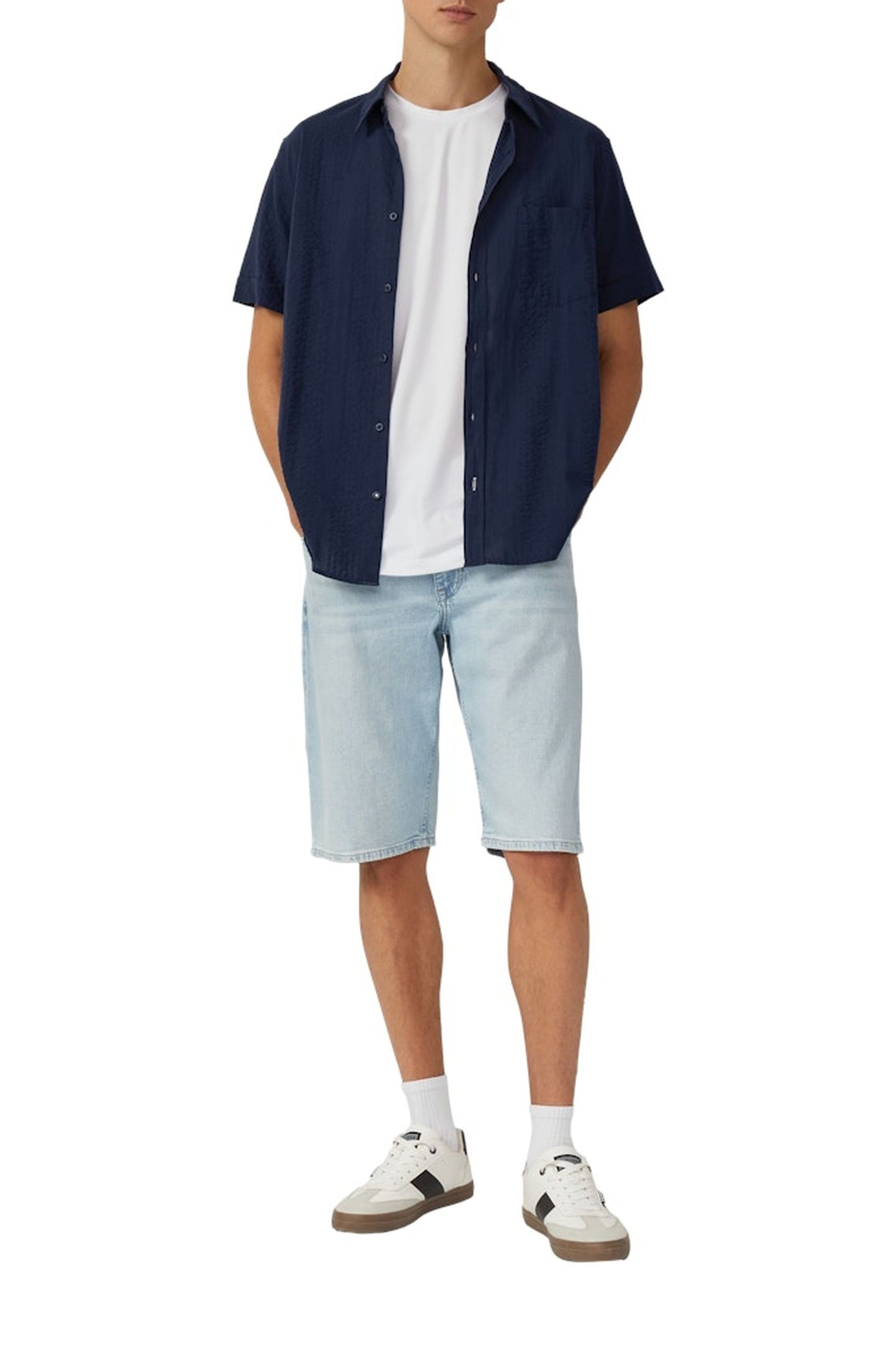 JEANS SHORTS BLUE DENIM 6