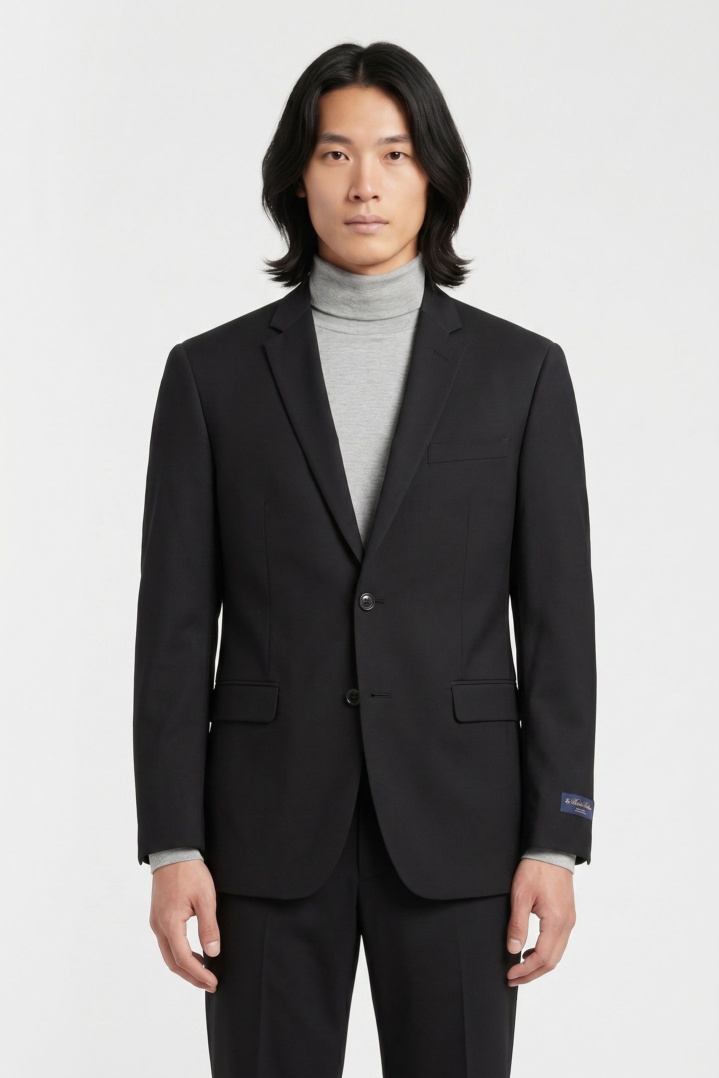 SLIM-FIT TWILL JACKET GREY 1