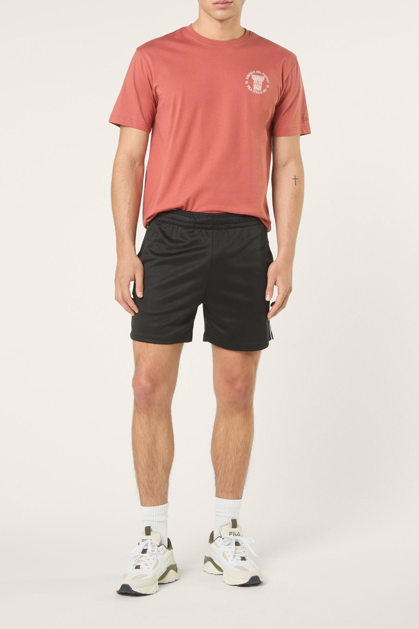 PIGNONE RELAXED GRAPHIC T-SHIRT ETRUSCAN RED 2