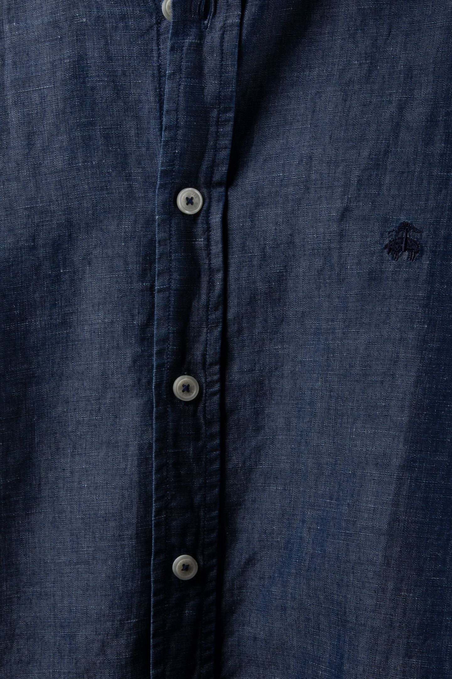BUTTON-DOWN SHIRT LINEN DENIM 6