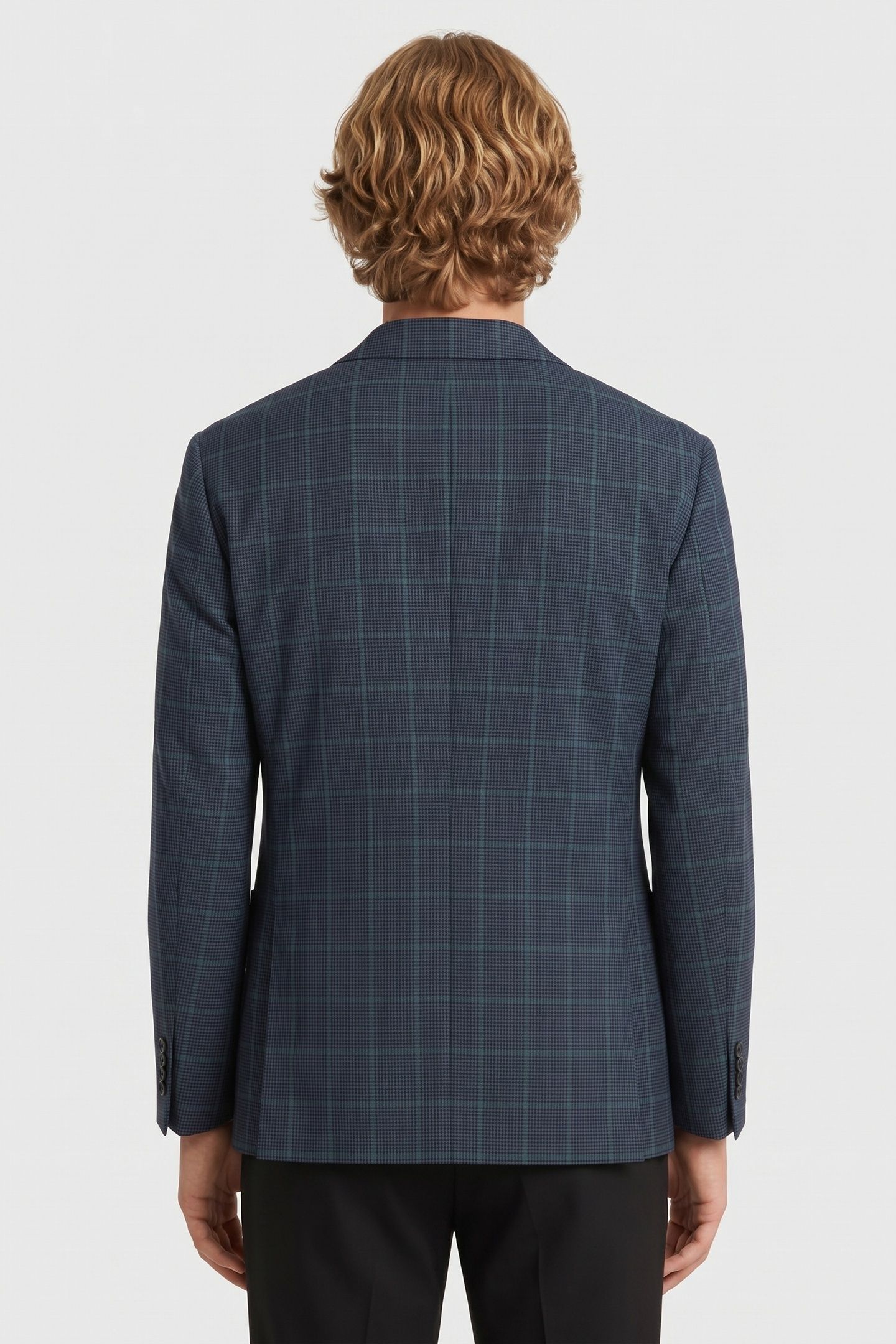 SPORT CHECK JACKET BLUE 4