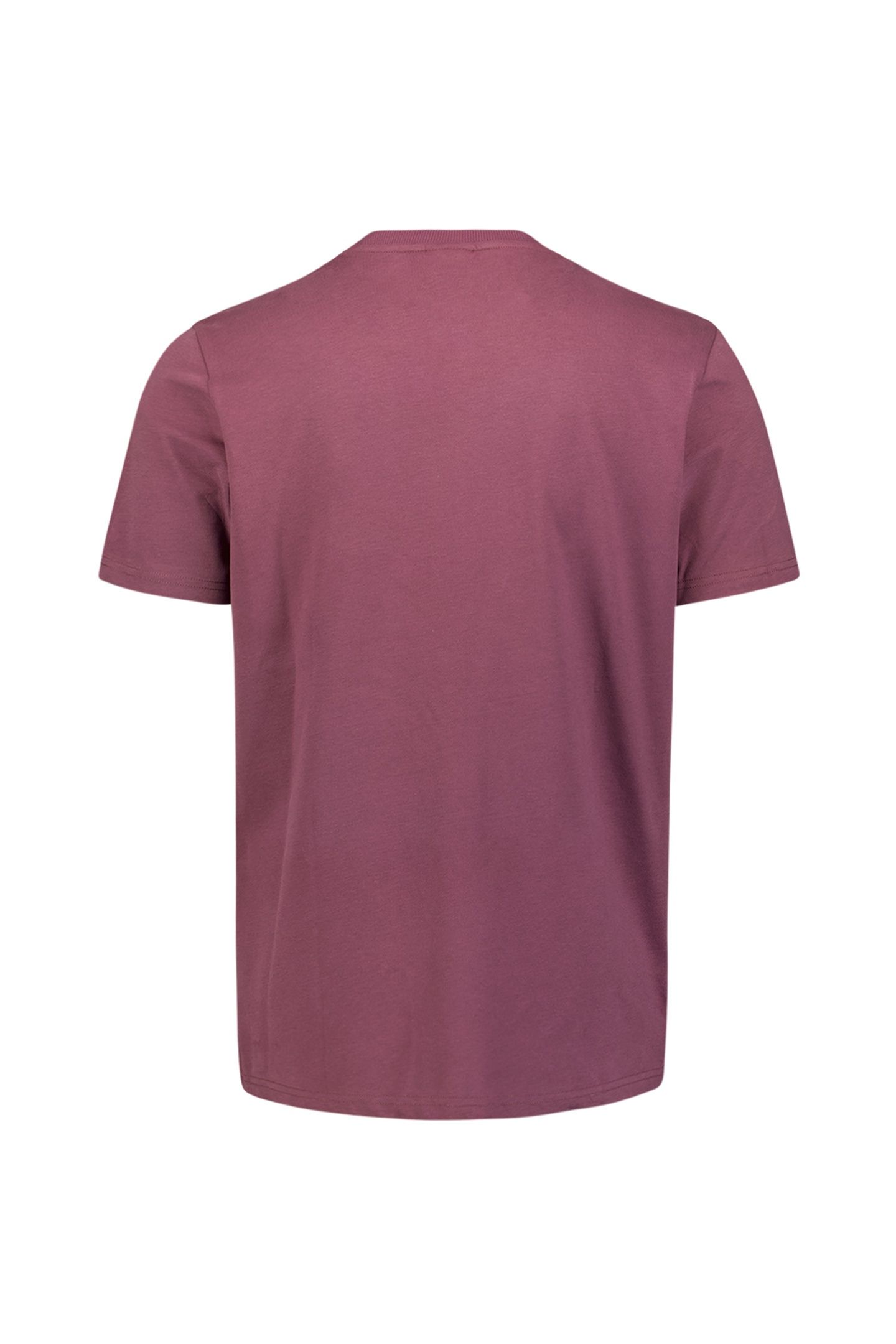 T-SHIRT CREWNECK PEACHED DARK WINE 6
