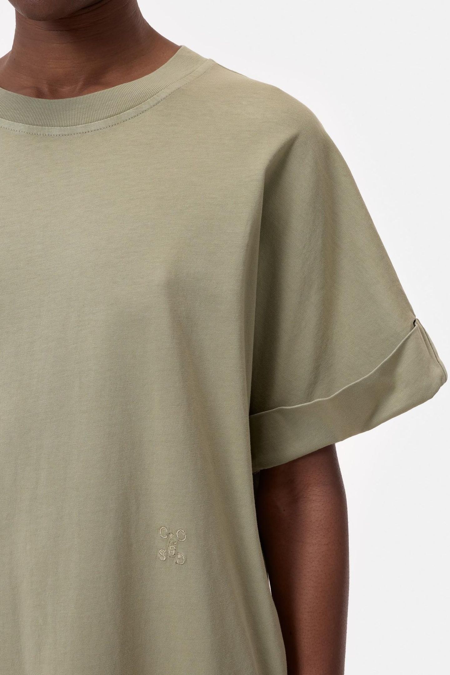 T-SHIRT DRESS CHINO GREEN 3