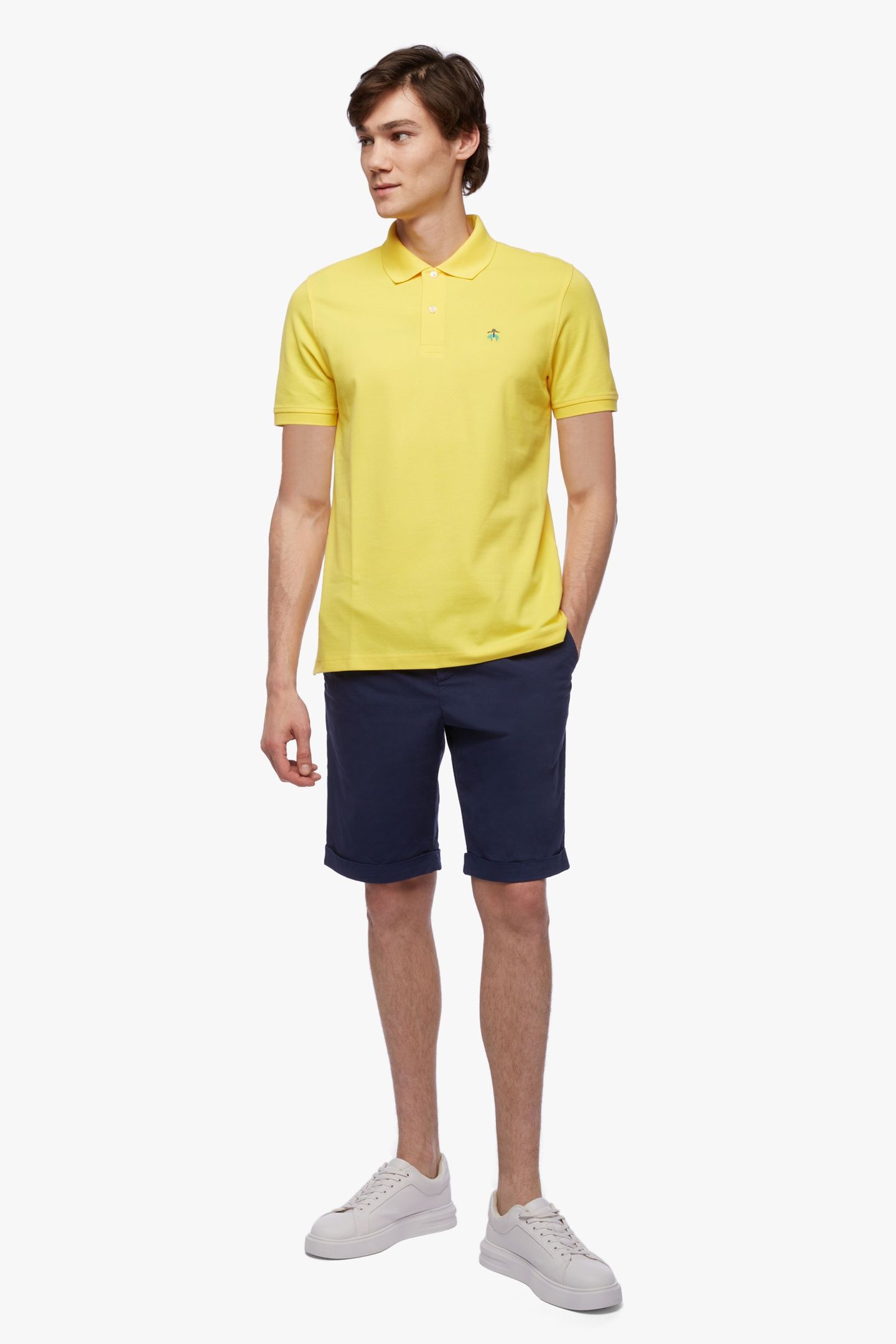 GOLDEN FLEECE ORIGINAL FIT STRETCH SUPIMA POLO SHIRT BRIGHT  2