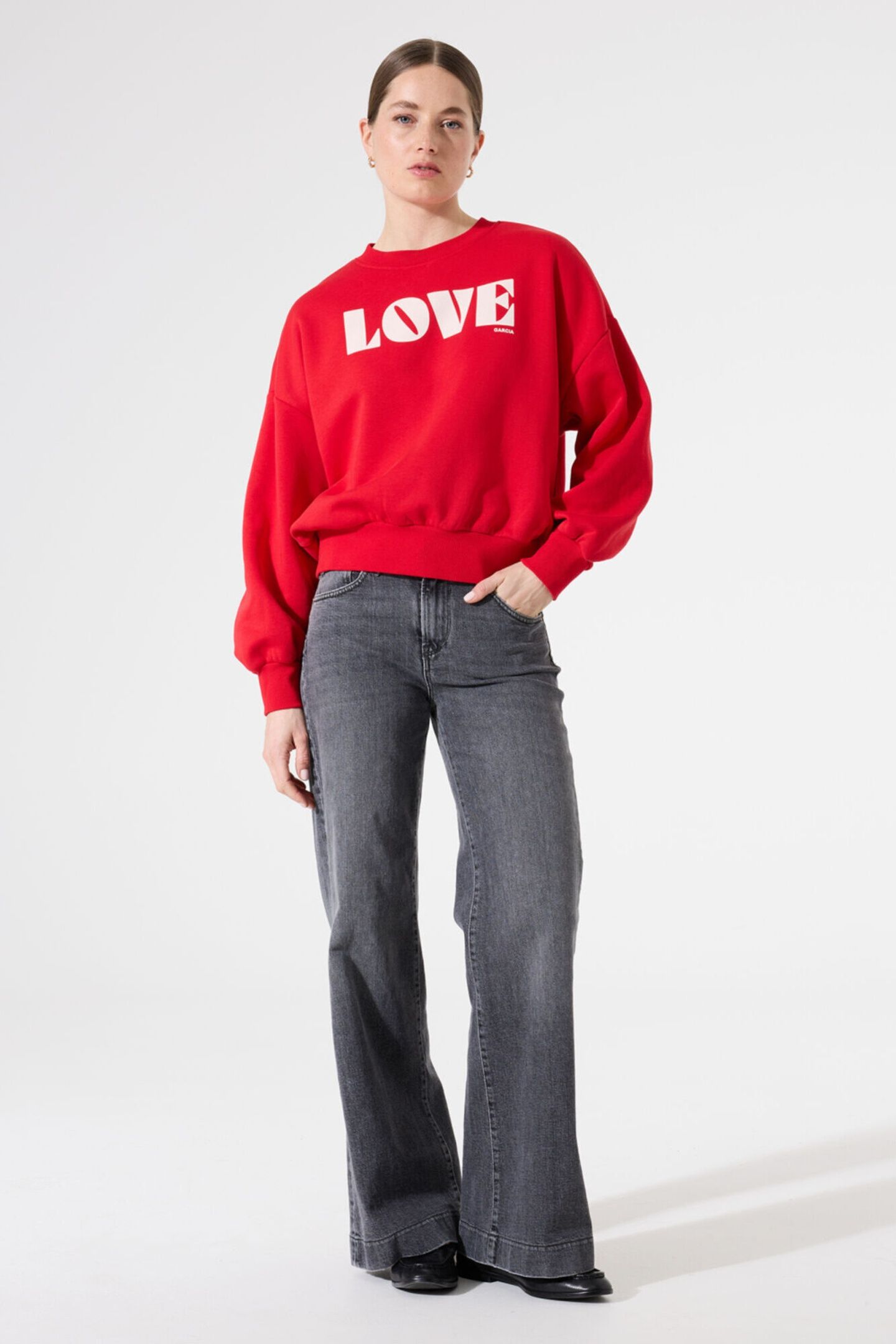 LADIES SWEAT TRUE RED 2