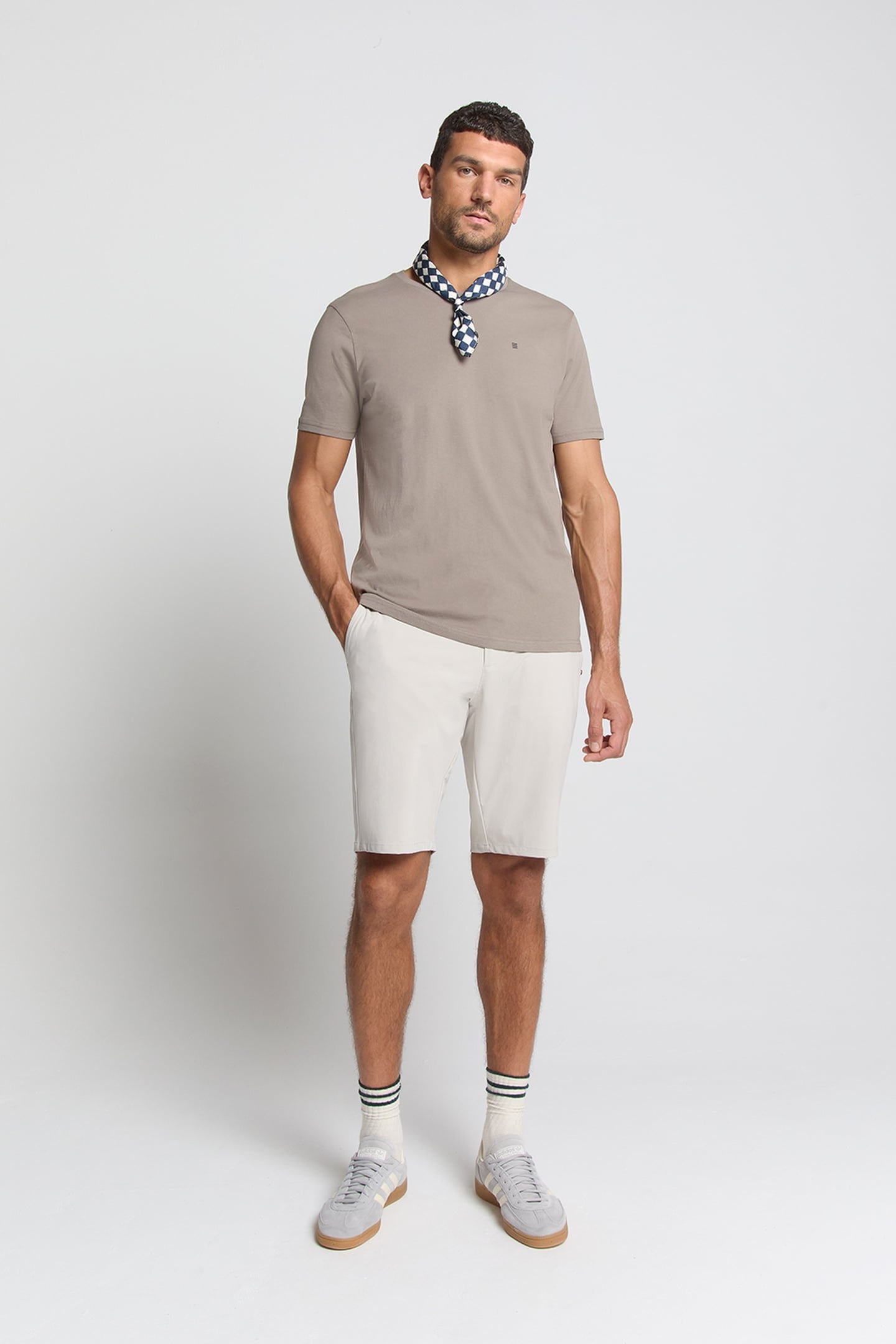 T-SHIRT CREWNECK SOLID BASIC CLAY 1
