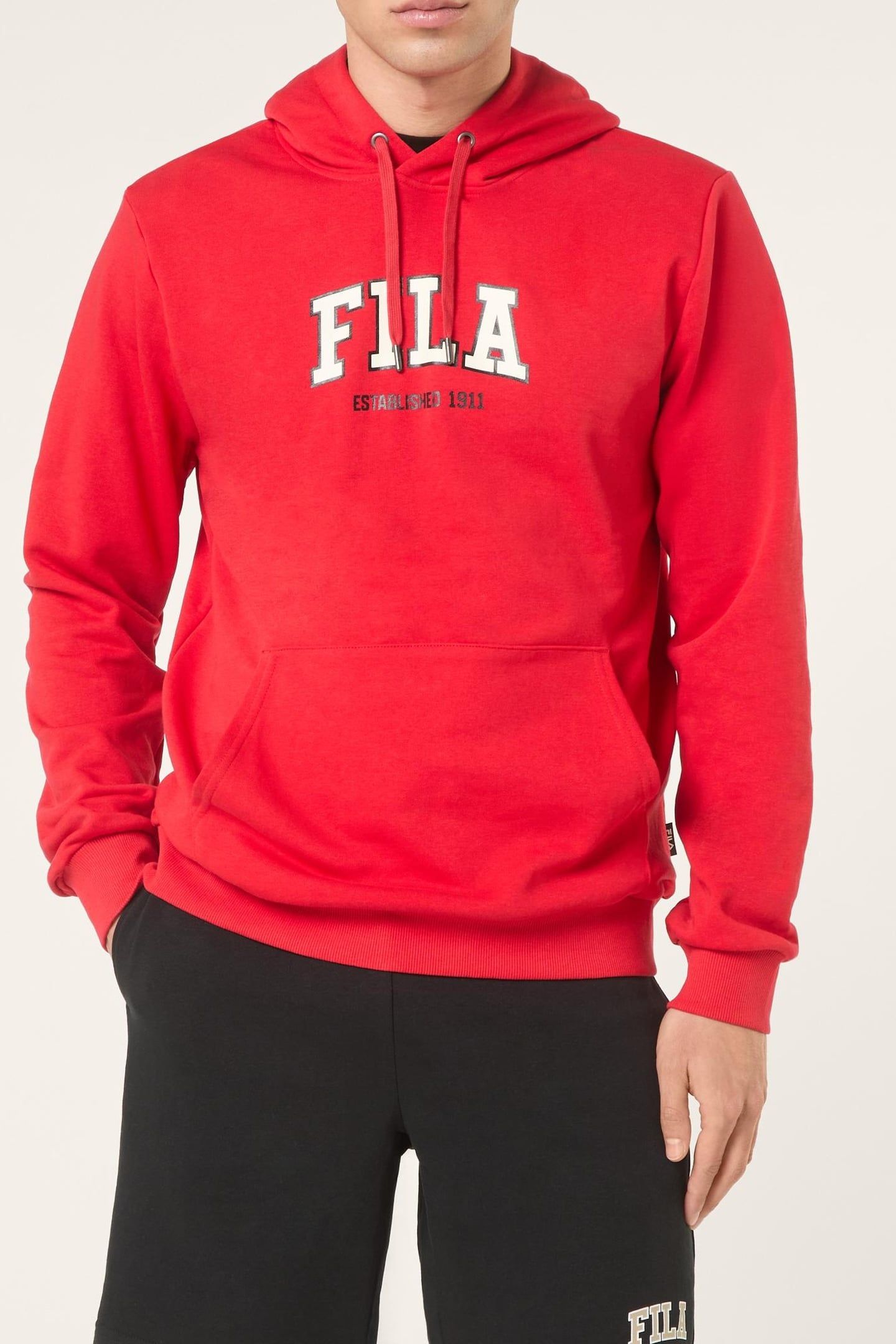 RIFREDI REGULAR GRAPHIC HOODIE TRUE RED 1