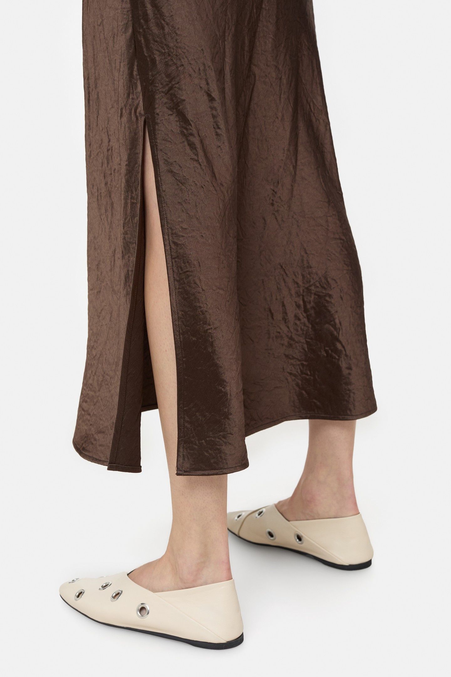 STRAP DRESS CACAO BROWN 6