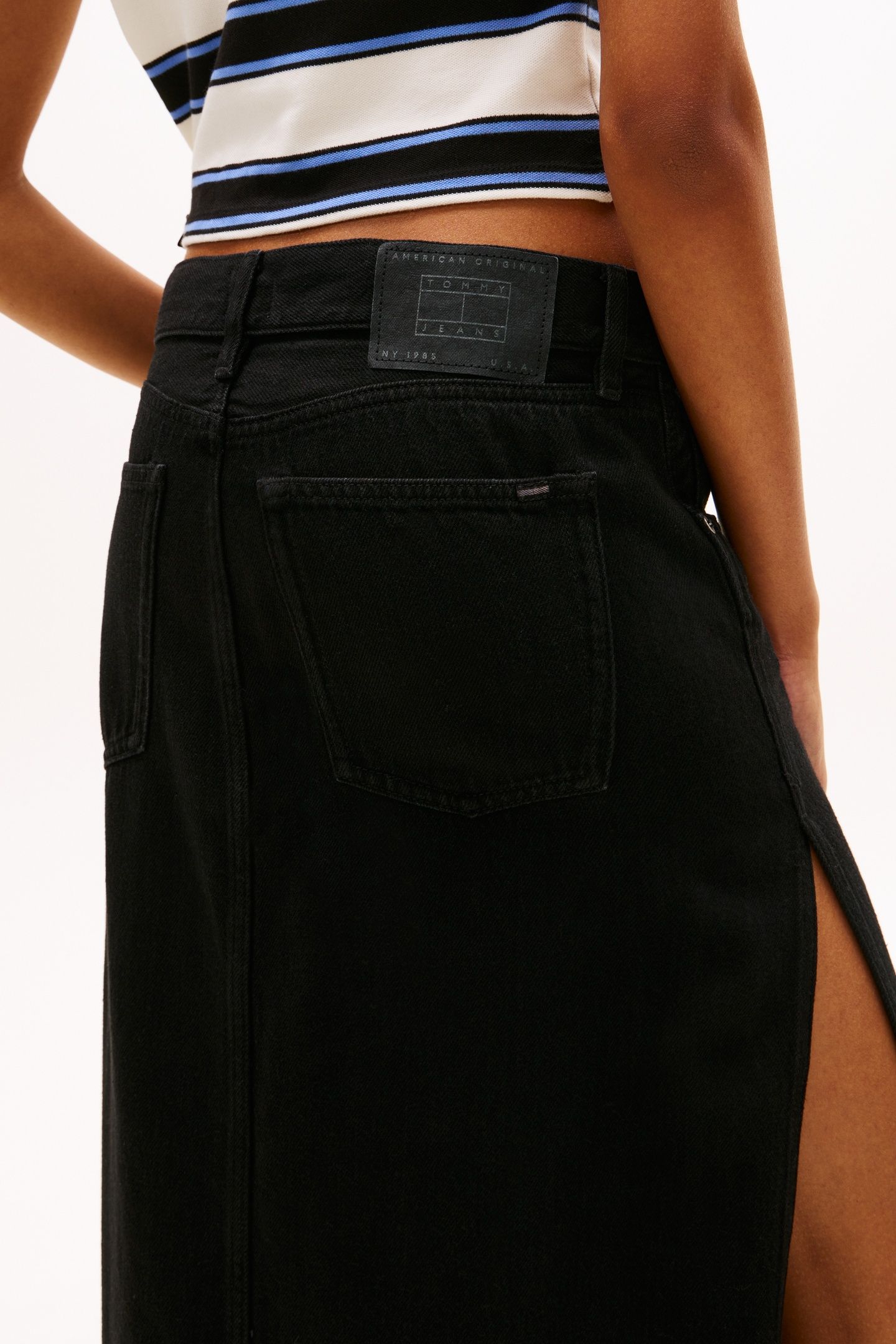 MAXI SKIRT DENIM BLACK 6