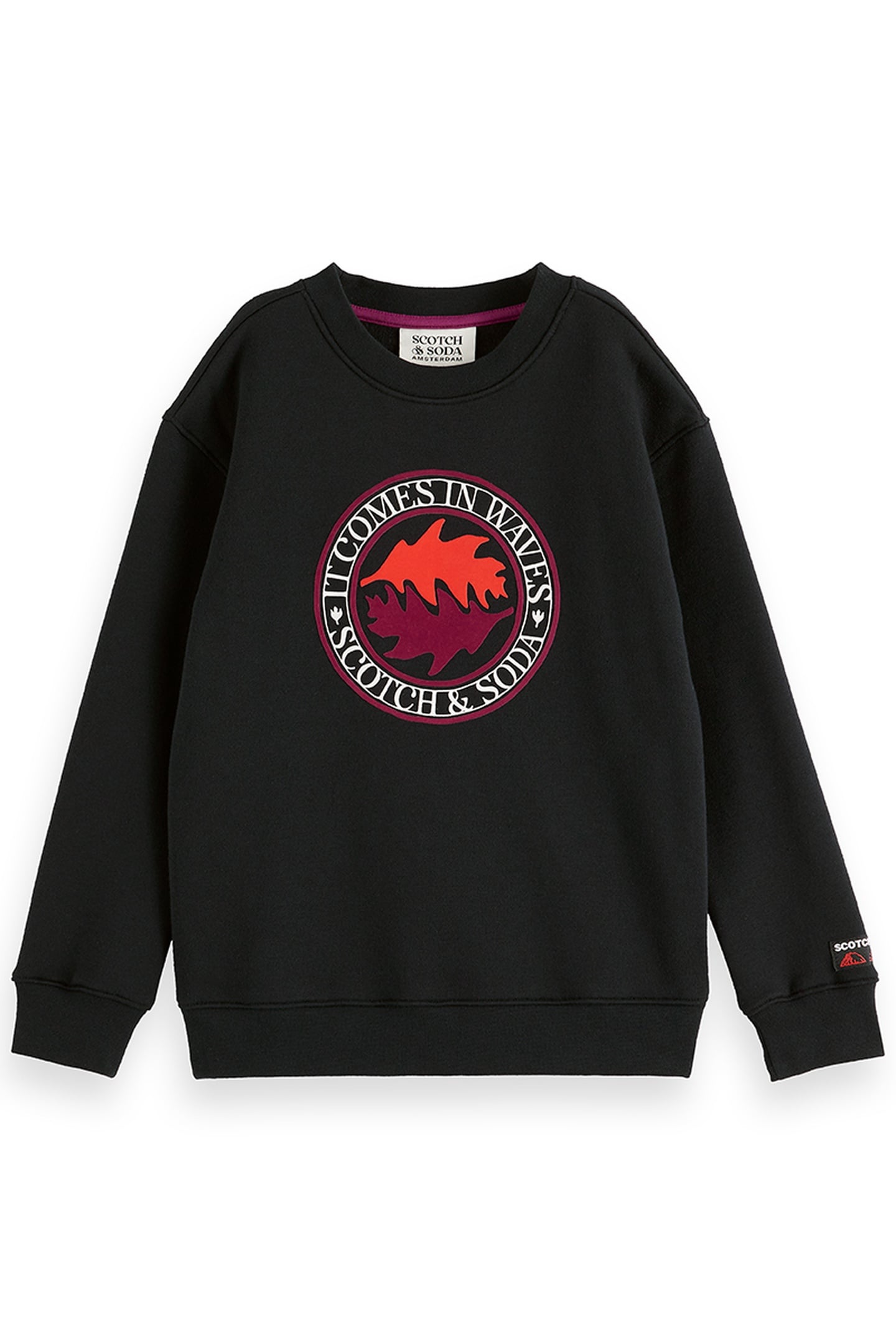 BOY RELAXED-FIT ARTWORK SWEATSHIRT ANTHRACITE 1
