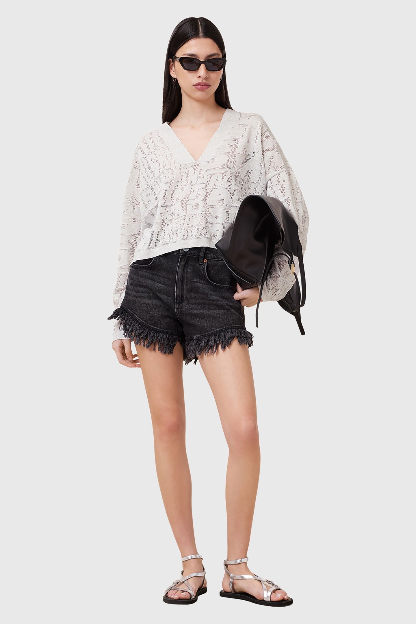 KAITO V NECK CHALK WHITE 2