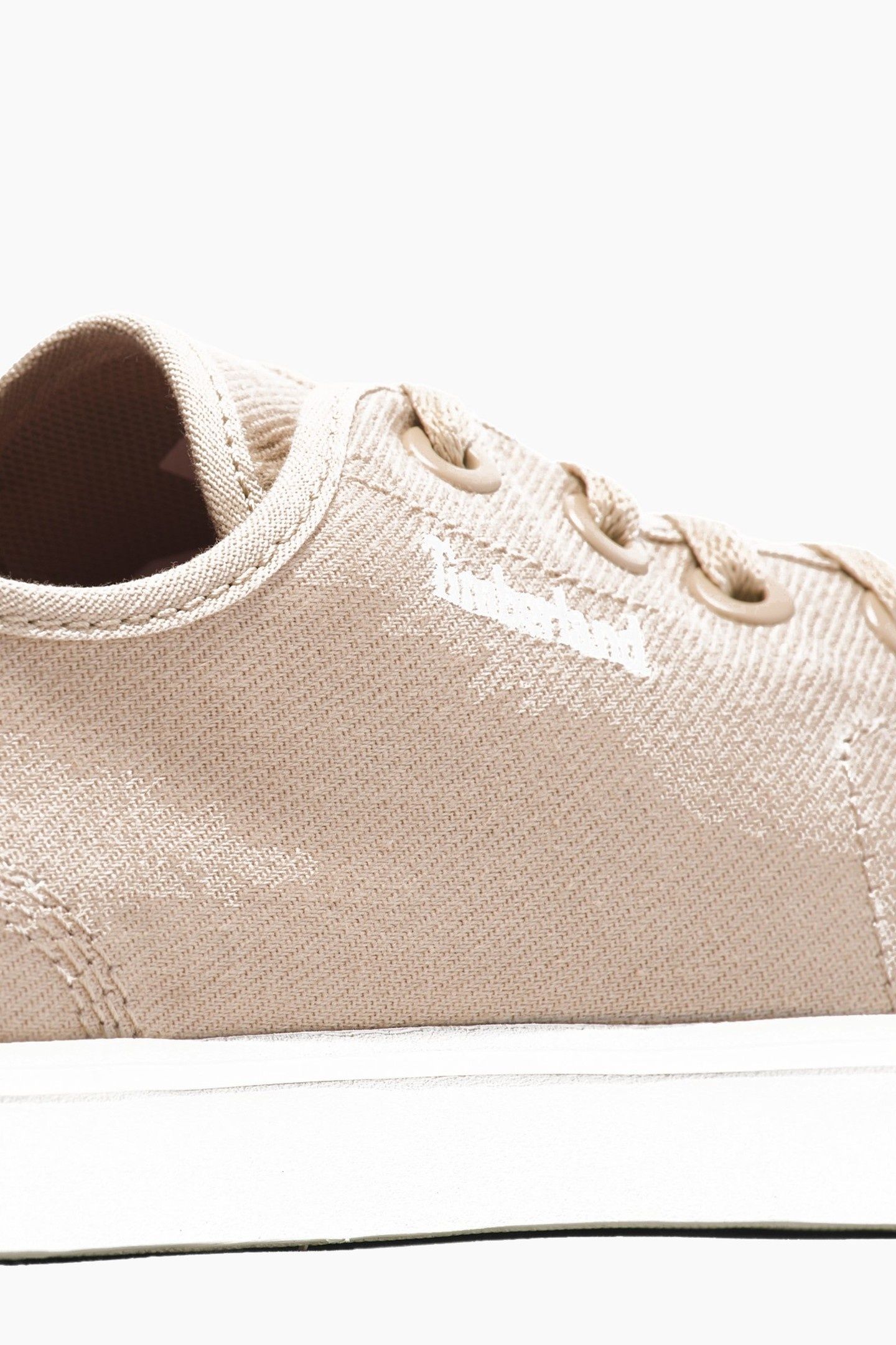 SKAPE PARK LOW LACE UP SNEAKER LIGHT BEIGE CANVAS 4