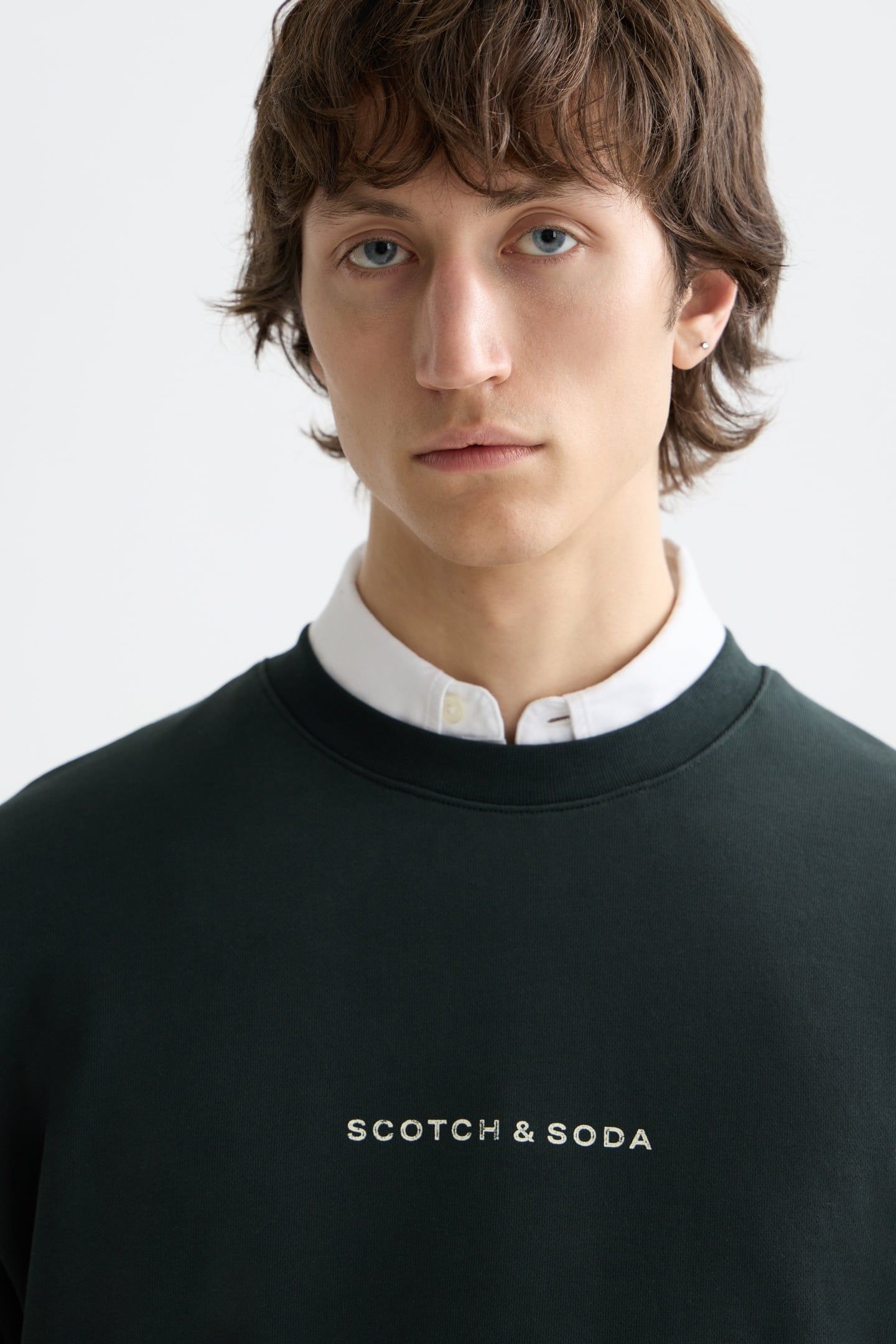 CORE - LOGO FRONT CHEST SWEATSHIRT GRACHTEN GREEN 4
