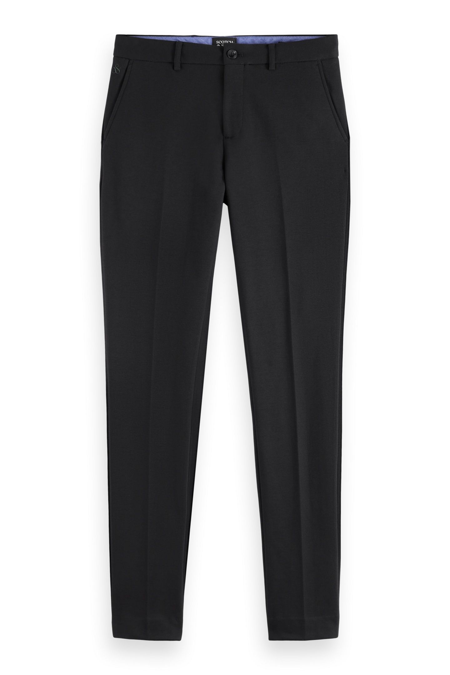 MOTT - TAILORED JERSEY YARN-DYED CHINO BLACK 1