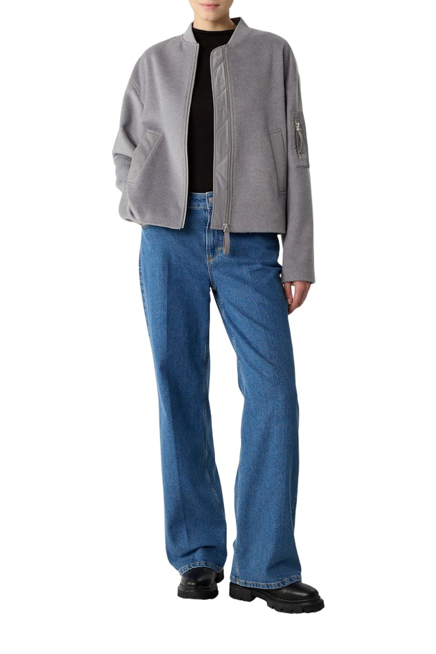 JACKETS OUTDOOR GREY/BLACK 2