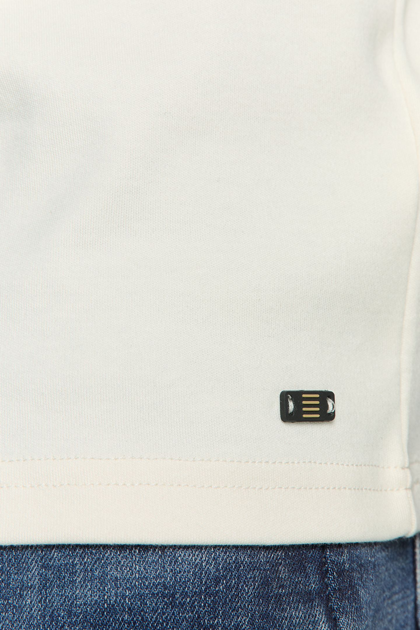 T-SHIRT CREWNECK HEAVY SOLID BASIC OFFWHITE 6