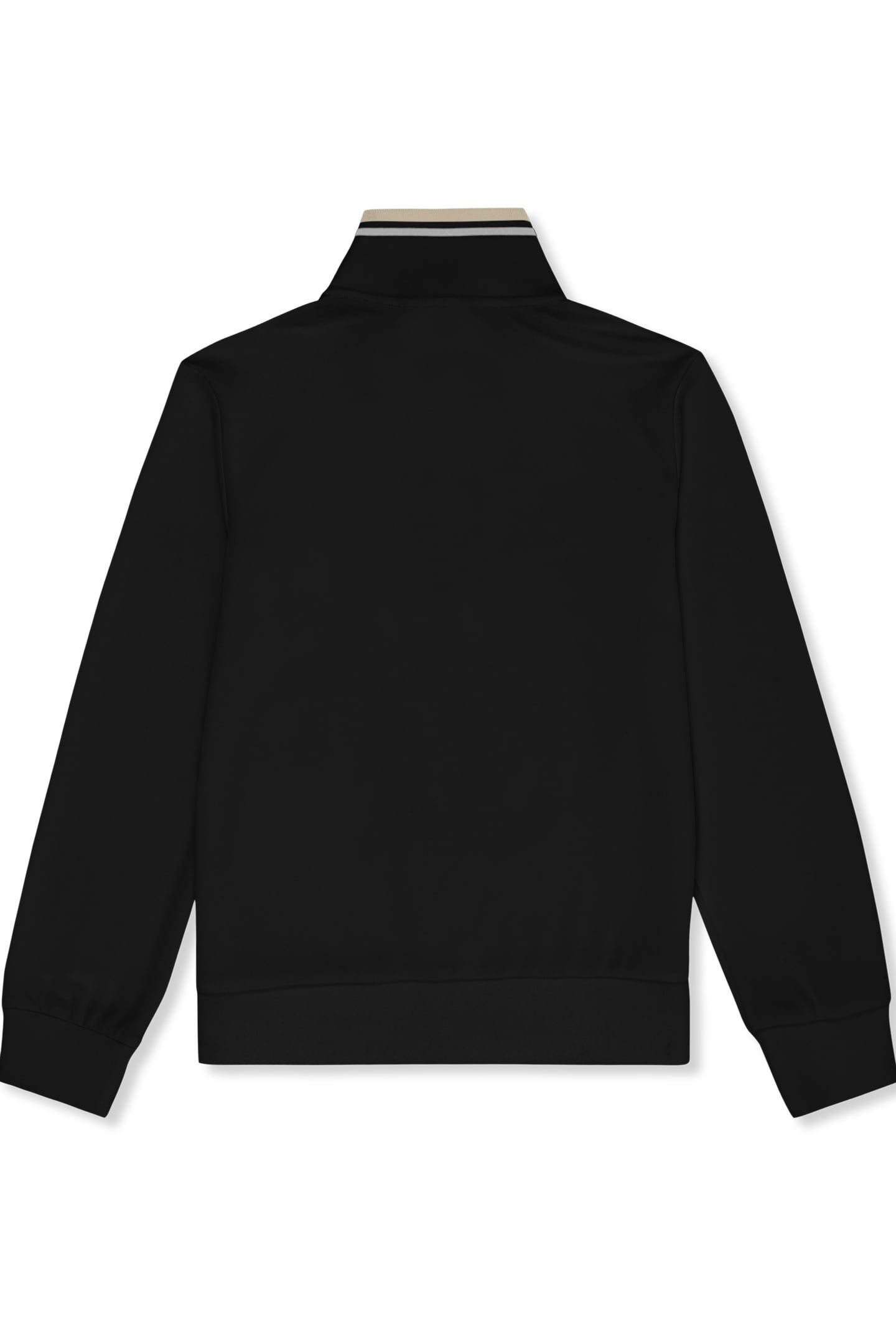 CAMPASSO REGULAR TAPED TRACK JACKET BLACK-WHITE PEPPER 2