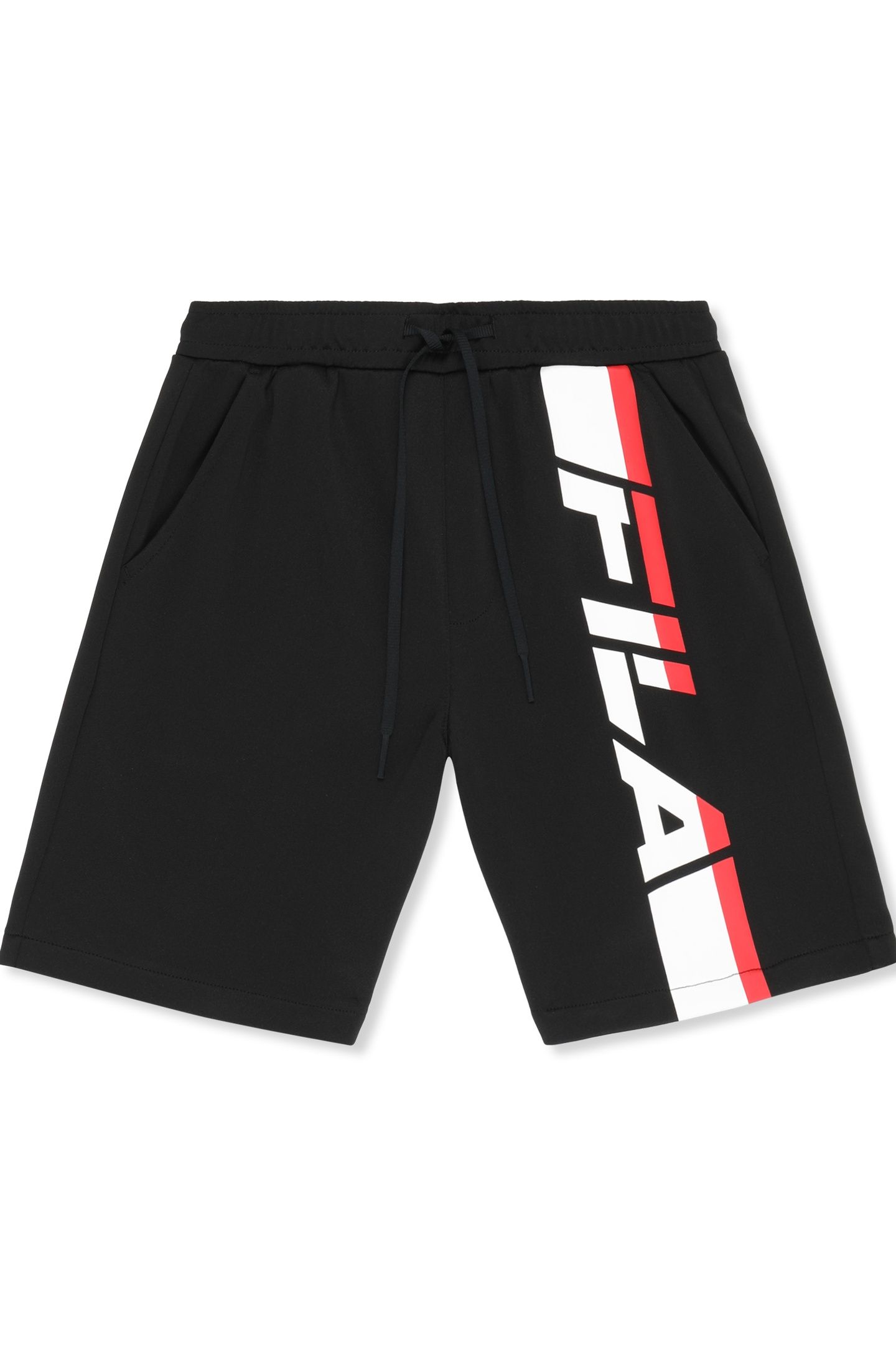 VALIVERSI REGULAR GRAPHIC SHORTS BLACK 1