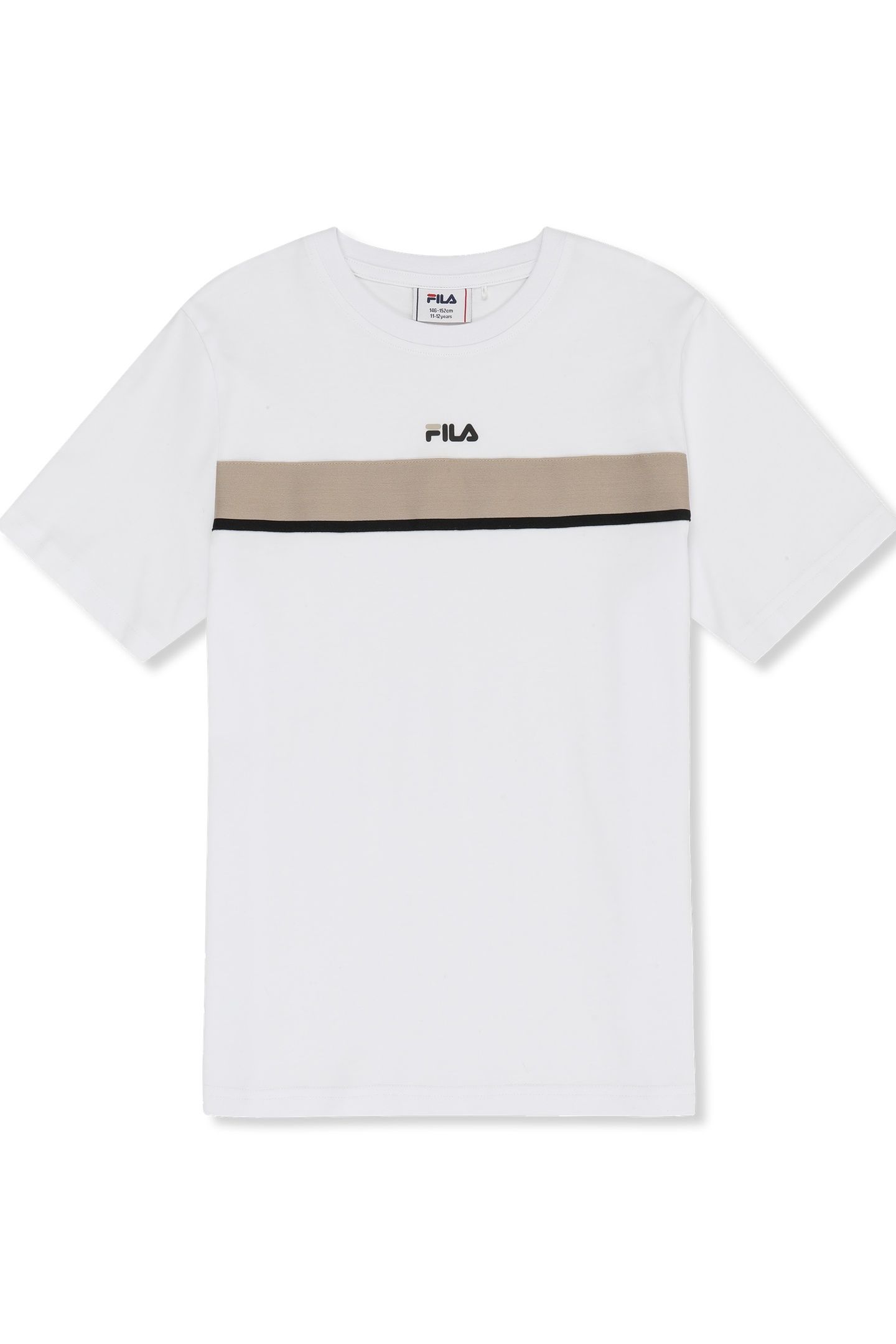 FORCOLI REGULAR TAPED T-SHIRT BRIGHT WHITE 1