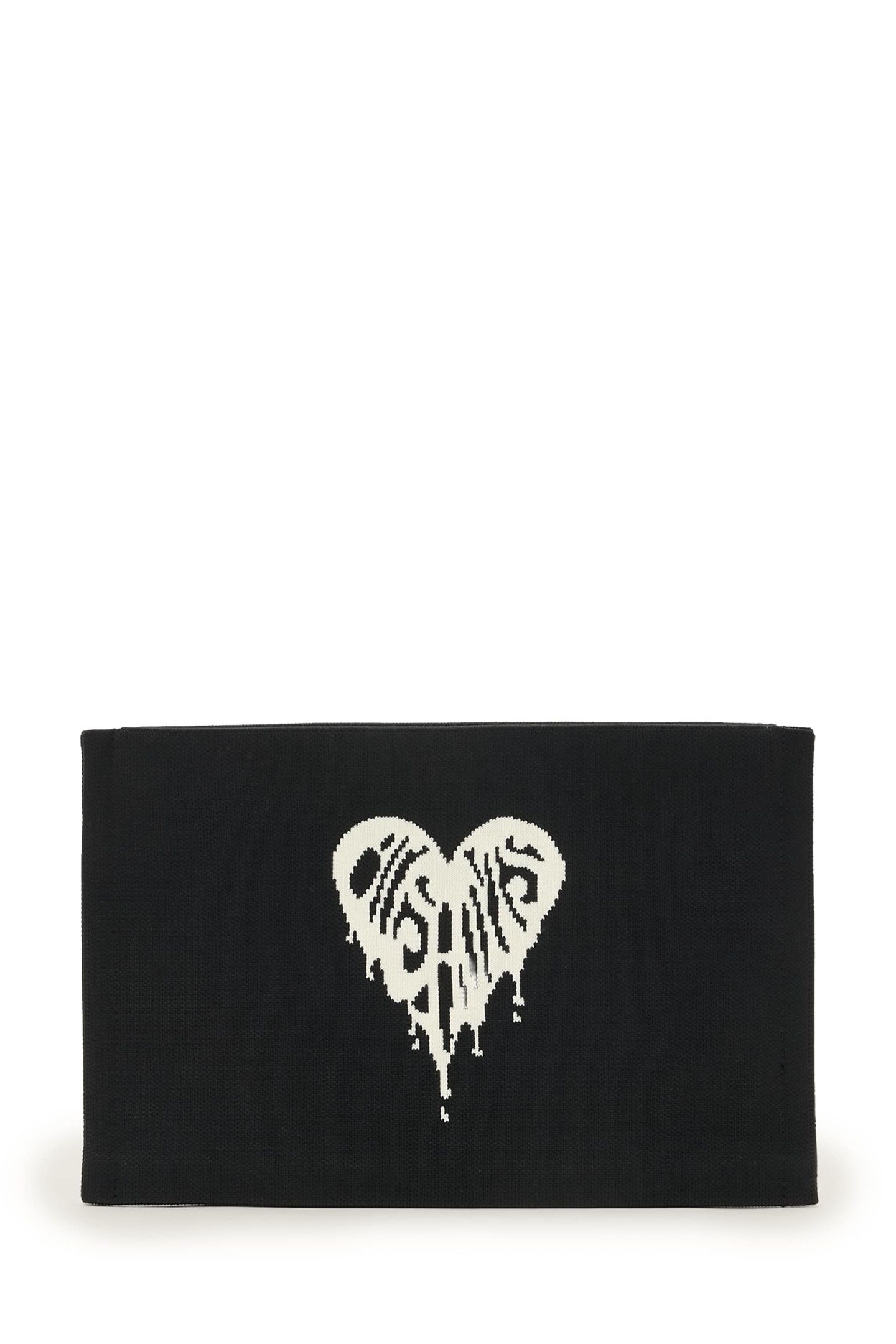 IZZY HEART CLUTCH BLACK 2