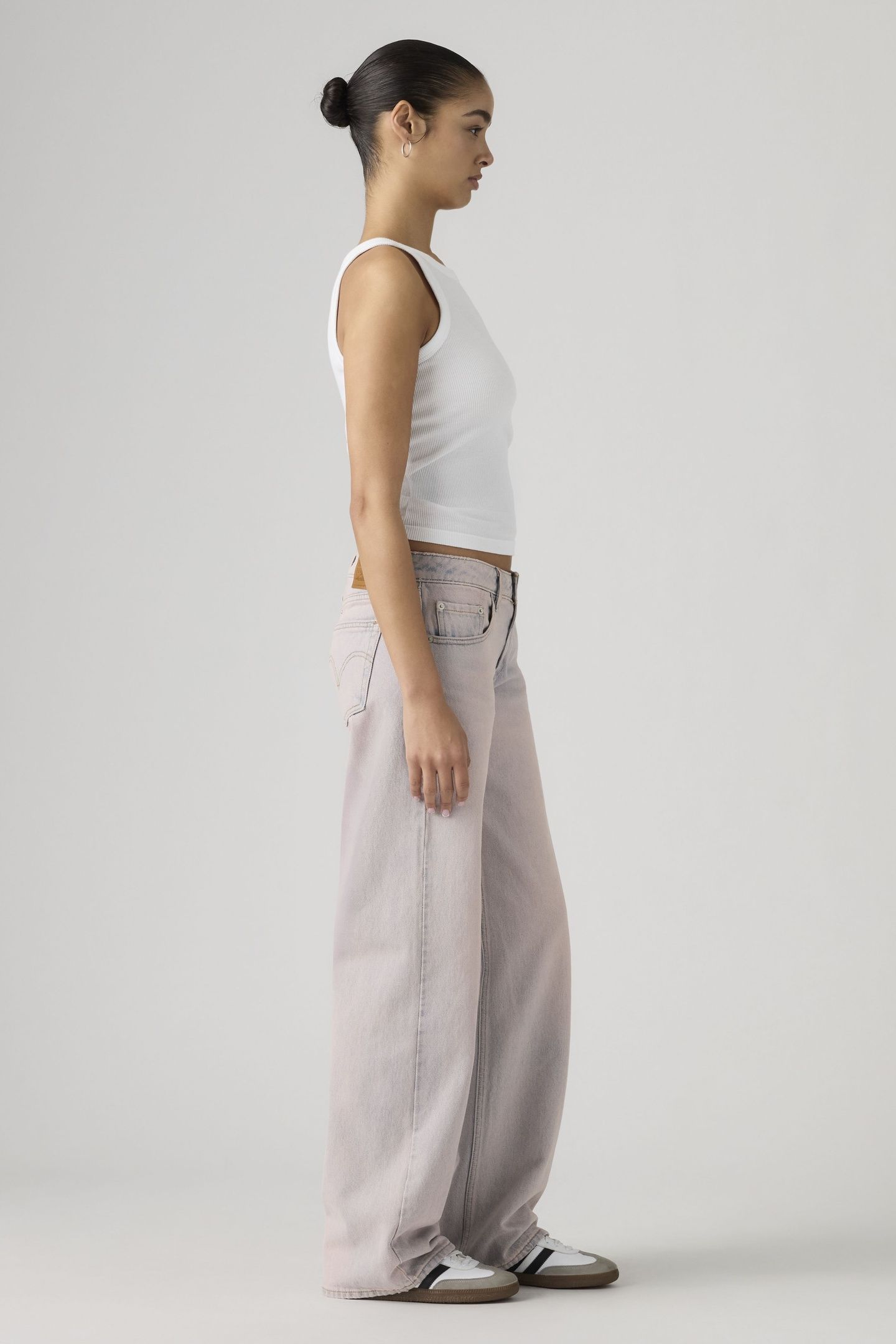 LOW LOOSE ROSE UP JEANS 4