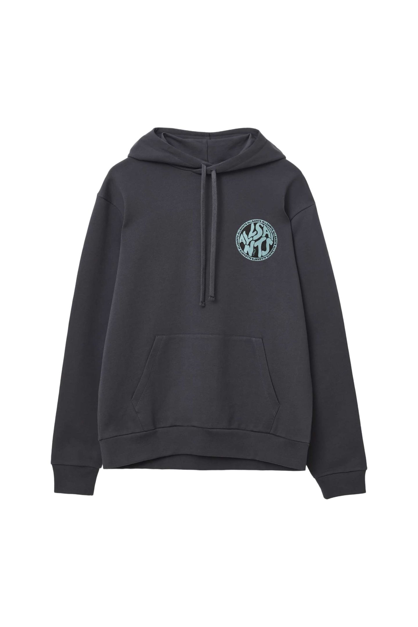 DISTORTION OTH HOODY WASHED BLACK/BLUE 4