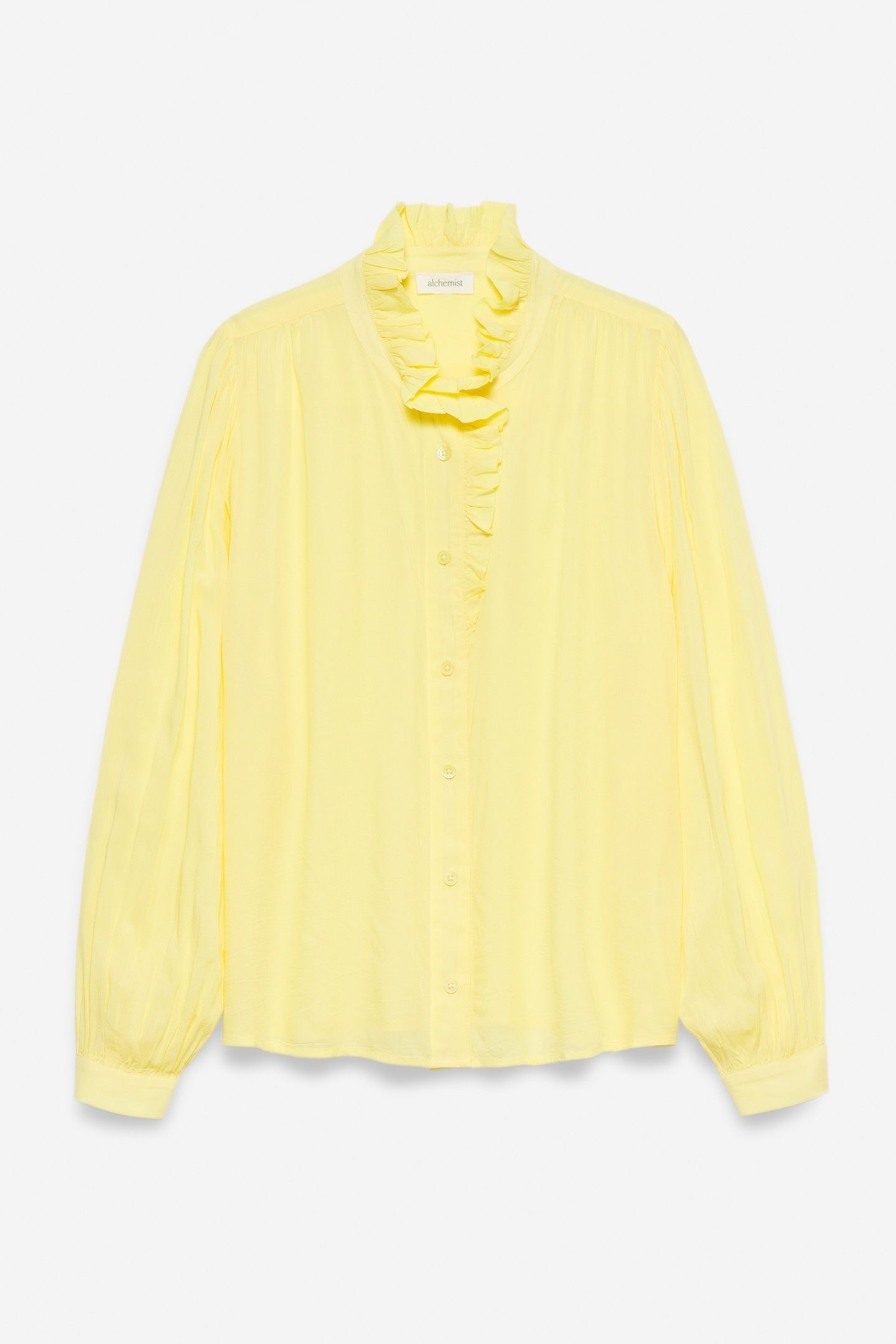 BLOUSE LUX BUTTER YELLOW 4