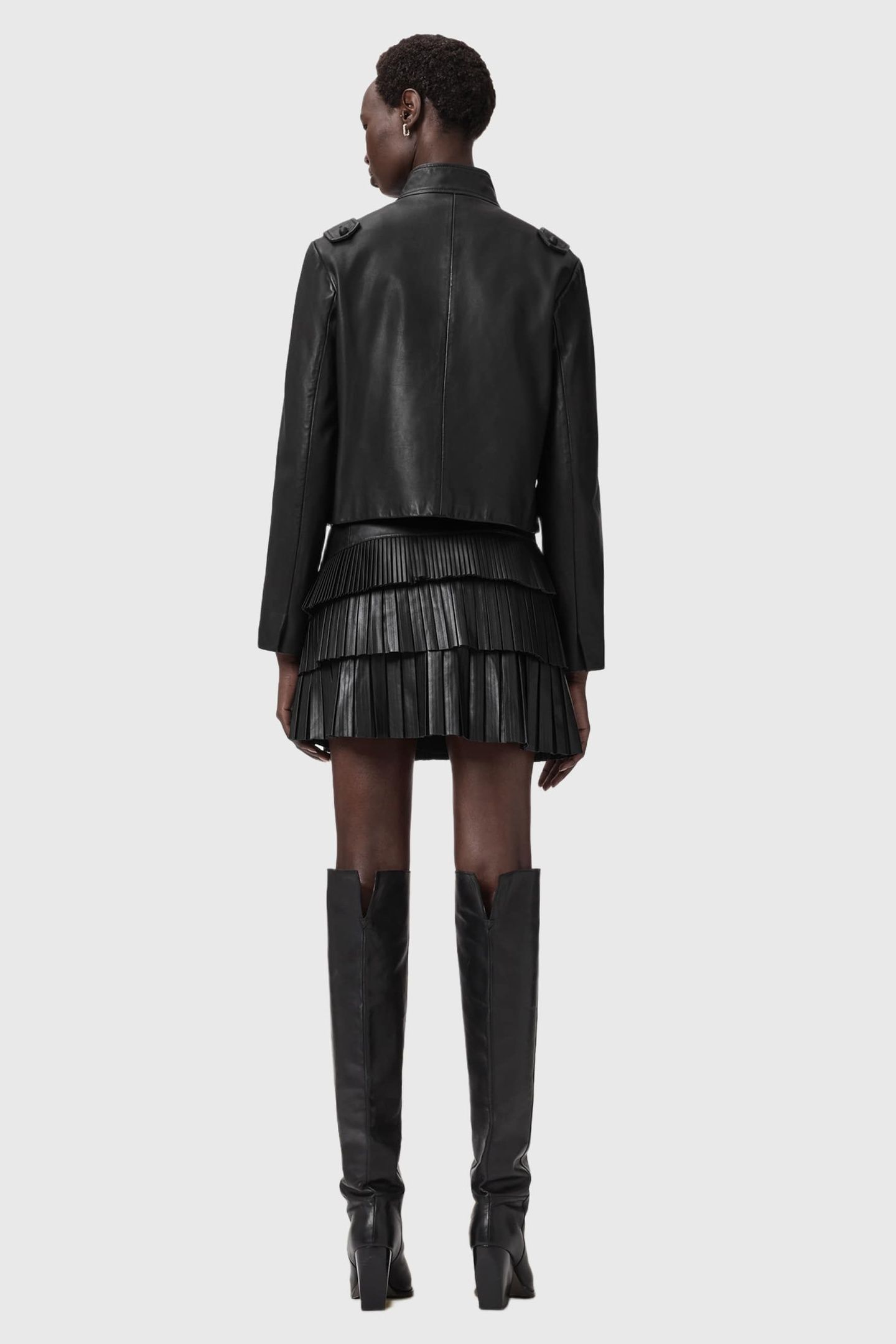NARA PLEAT SKIRT BLACK 5