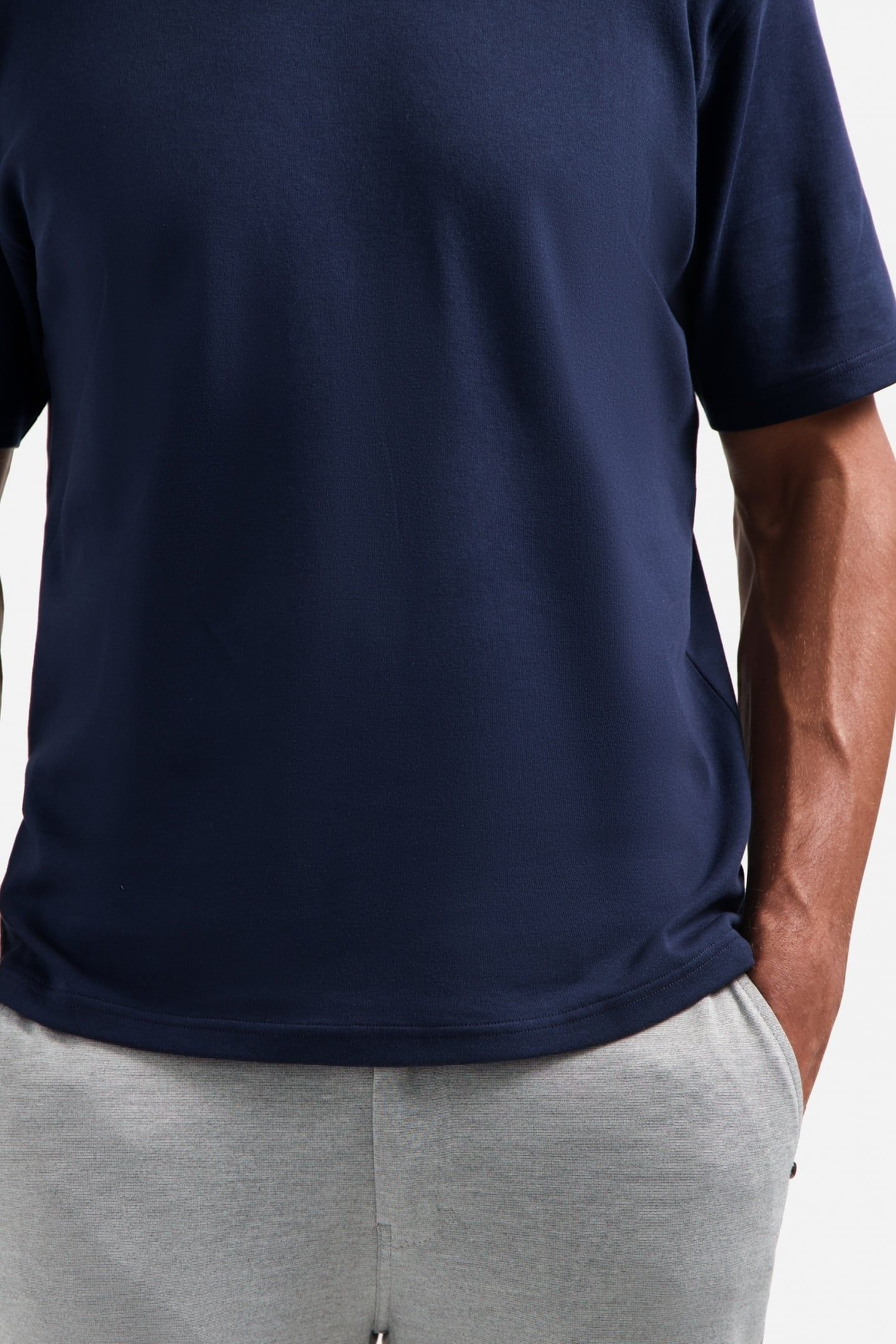 T-SHIRT CREWNECK SOLID HEAVY INTERLOCK NIGHT 6