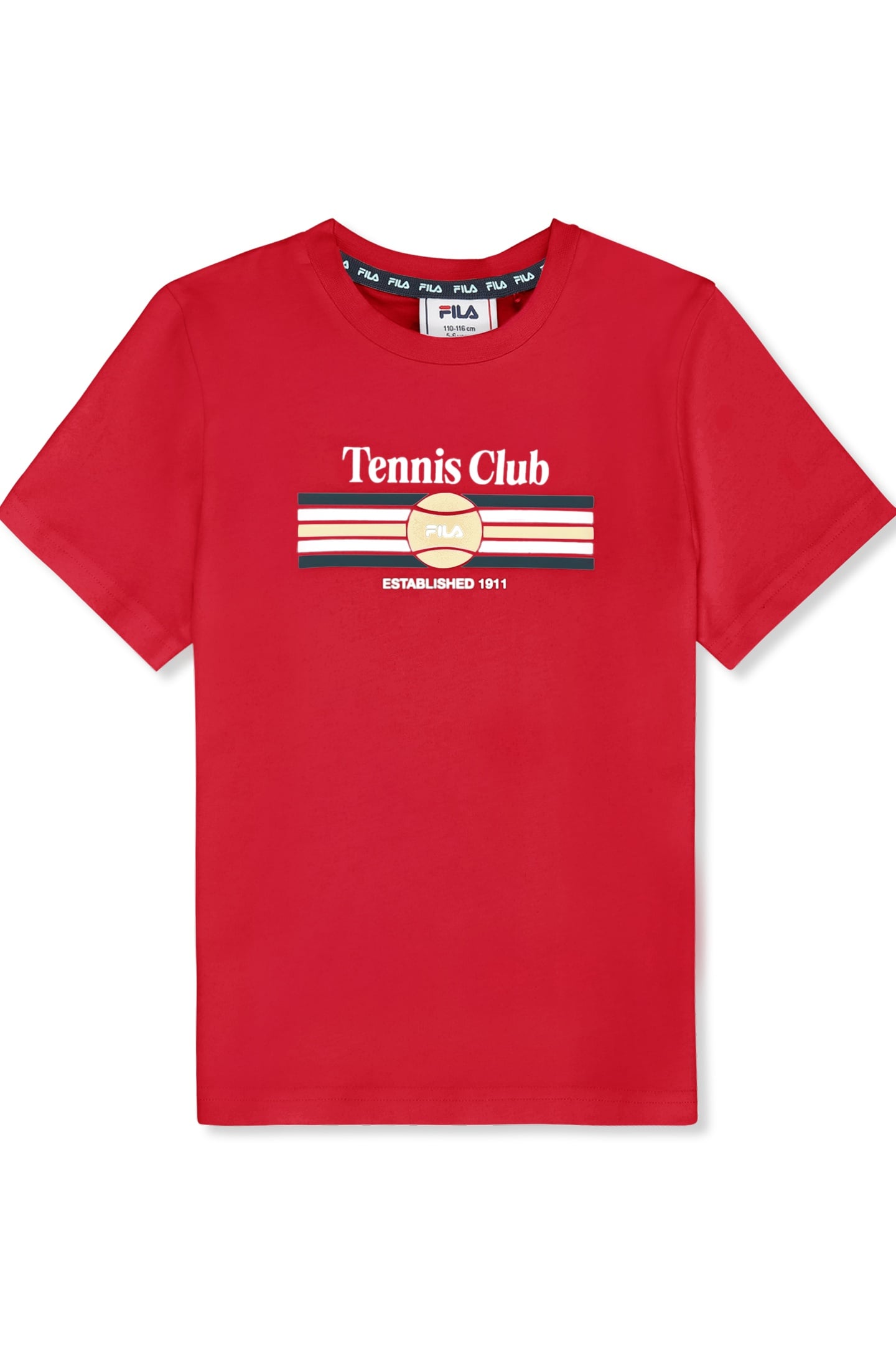 COLTANO REGULAR GRAPHIC T-SHIRT TRUE RED 1