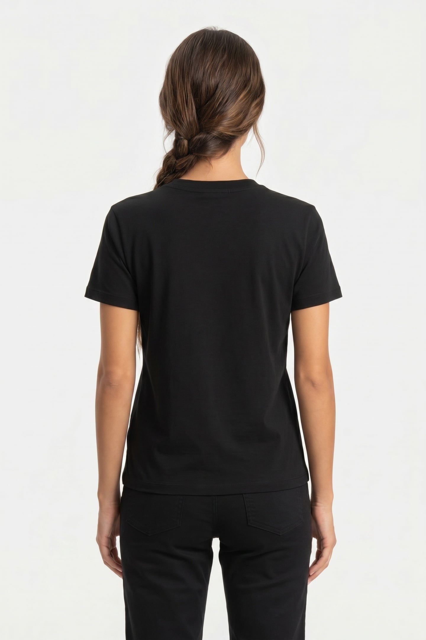 SS CLASSIC FOIL CK TEE KHN 001 BLACK/COMBO 2
