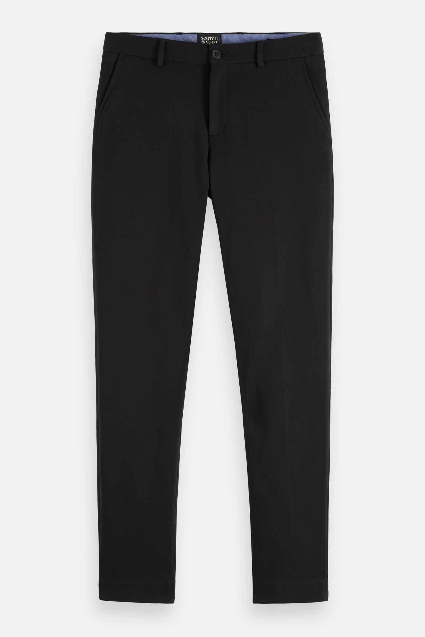 CORE - MOTT - TAILORED KNITTED YARN DYED CHINO BLACK 4