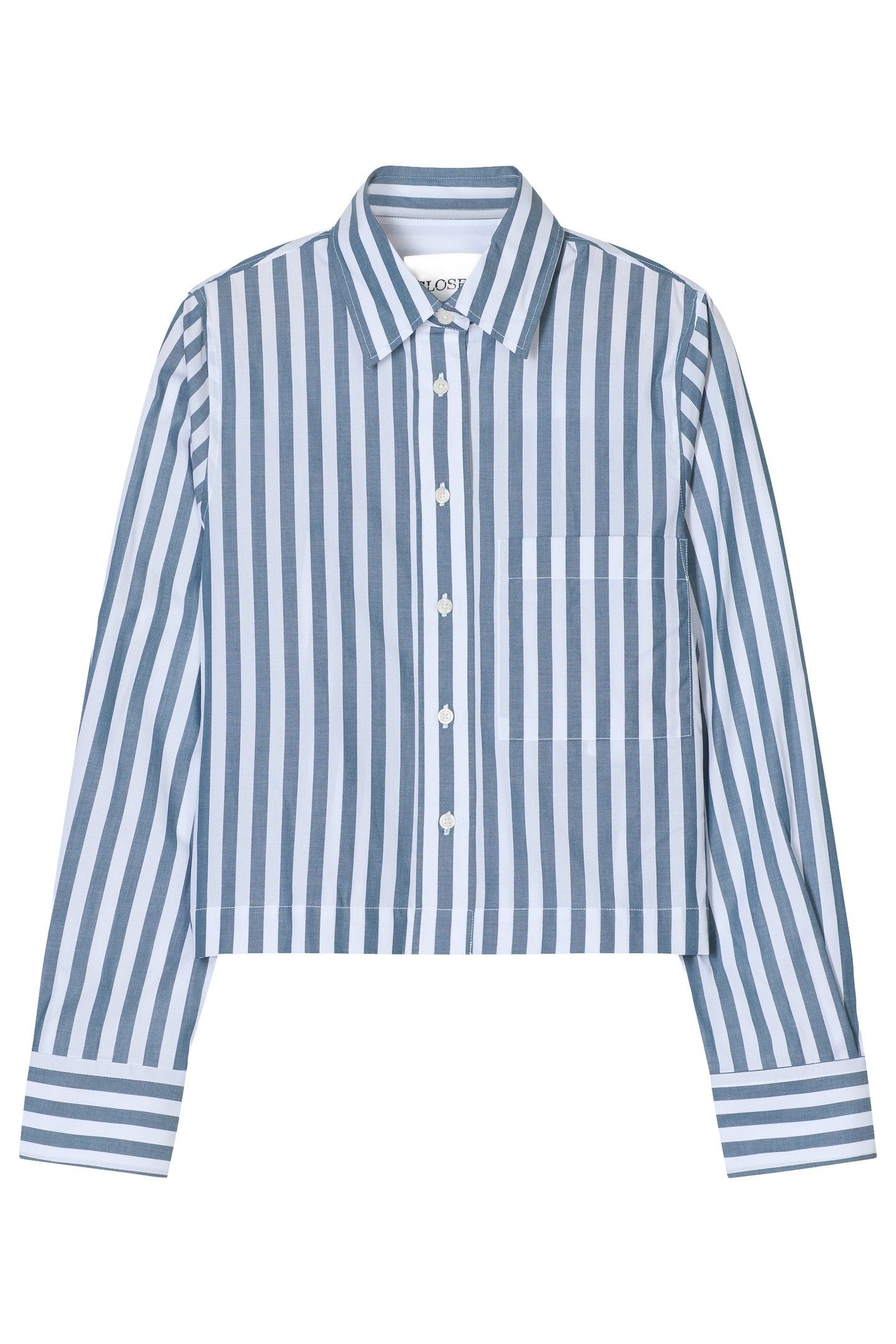 CROPPED CLASSIC SHIRT LED GREY 5