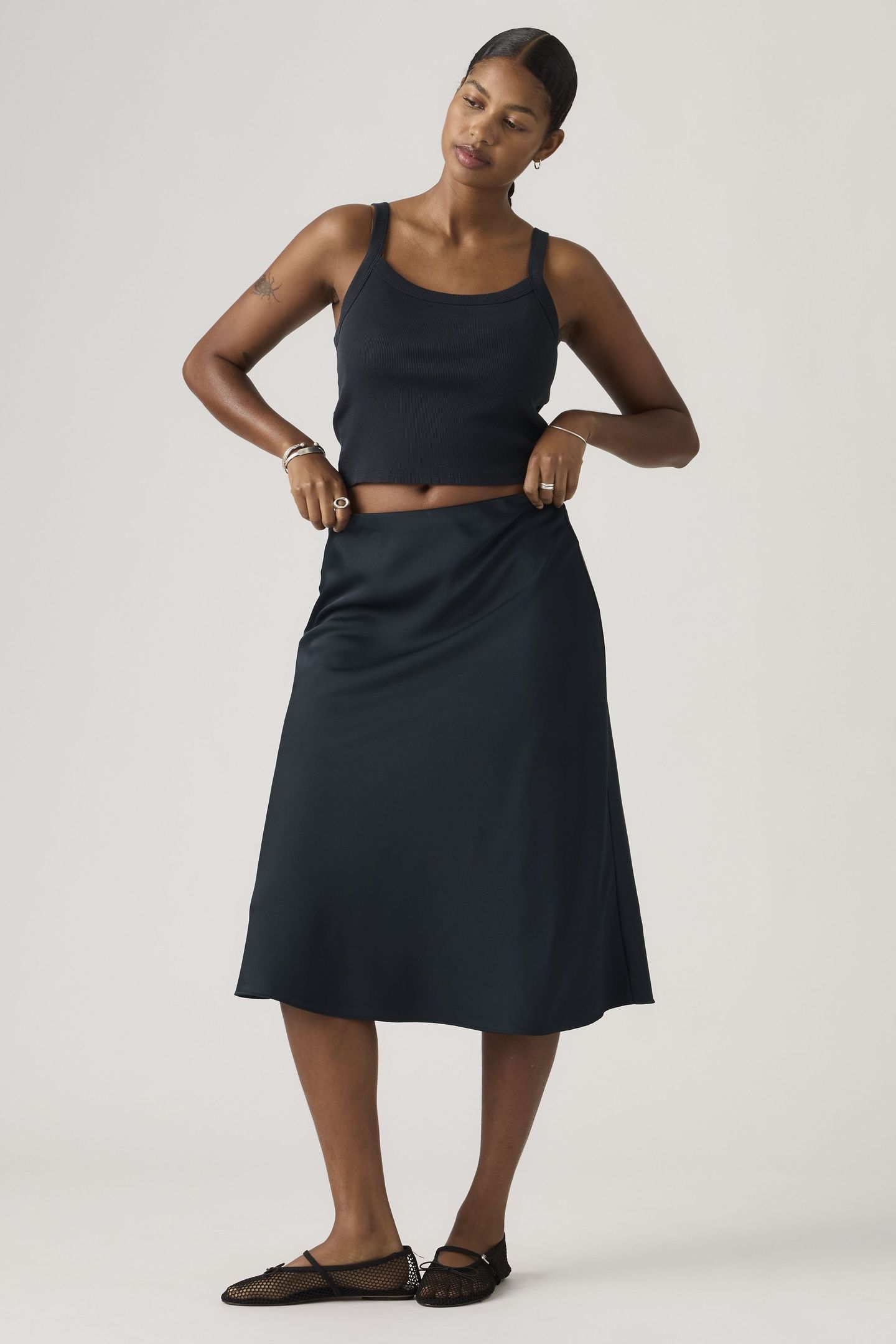 ARIEL MIDI SLIP SKIRT 2