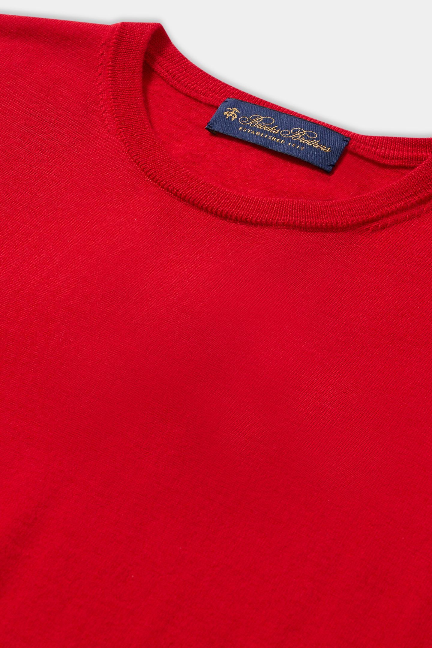 WOOL CREWNECK SWEATER RED 4