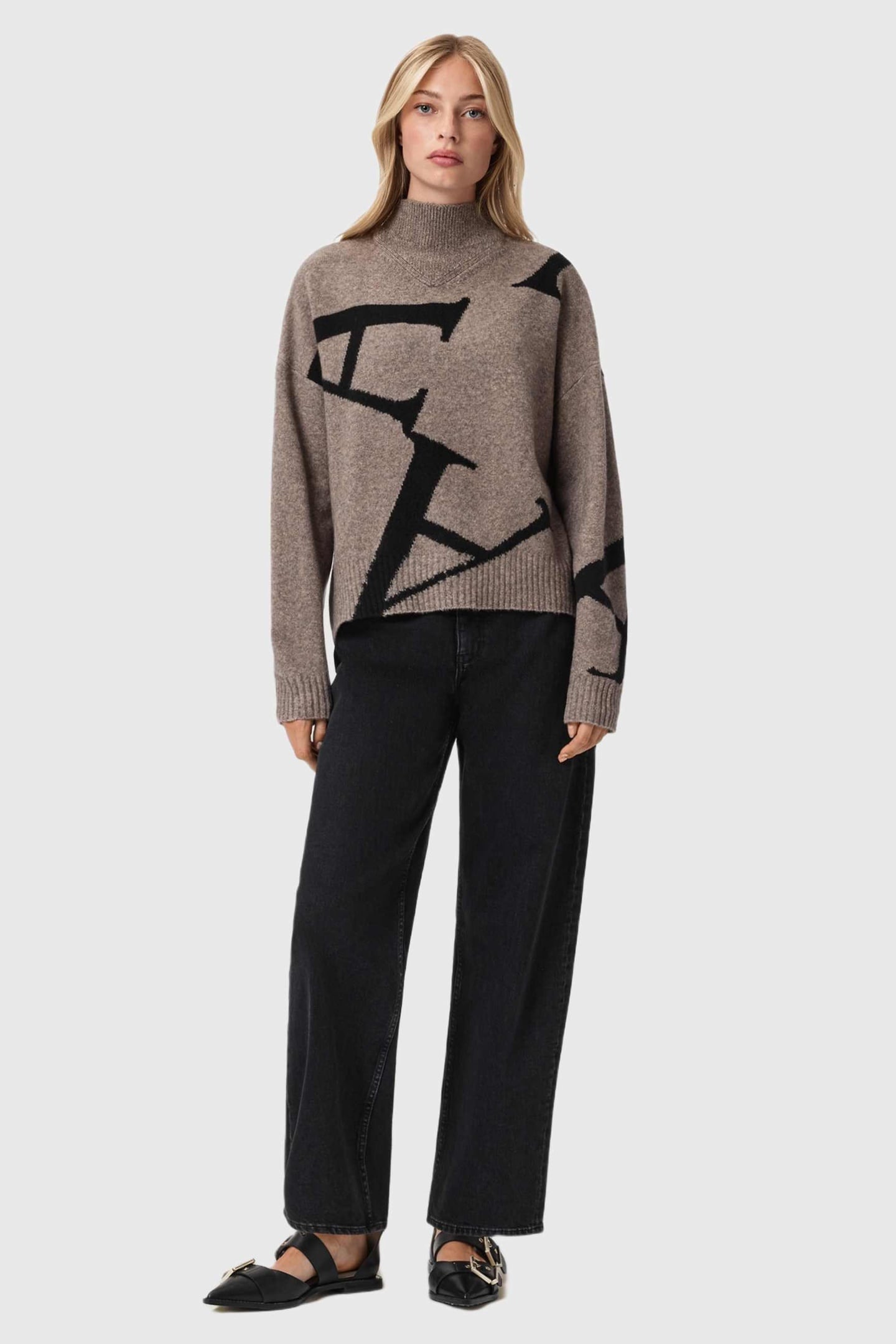 A STAR JUMPER DOE BROWN/BLACK 1