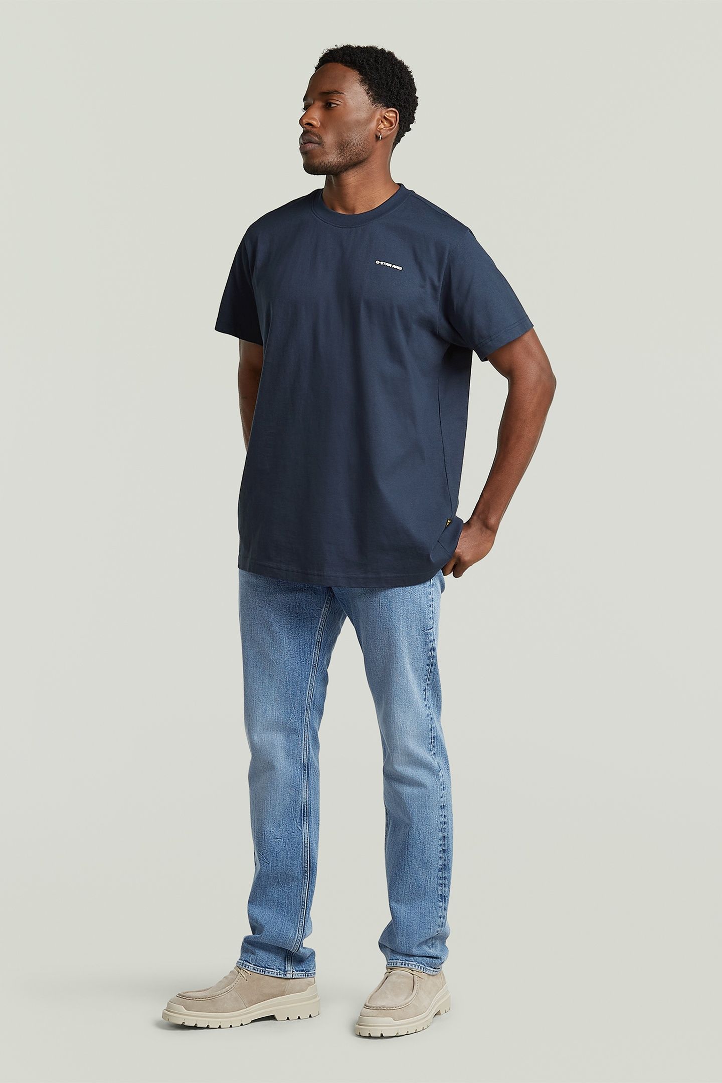 CHEST LOGO LOOSE R T BLUE 4