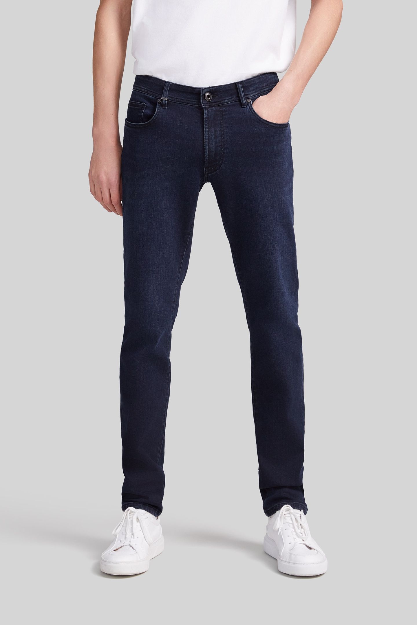 DARK NAVY WATERLESS ZIGGY SLIM JEANS 2