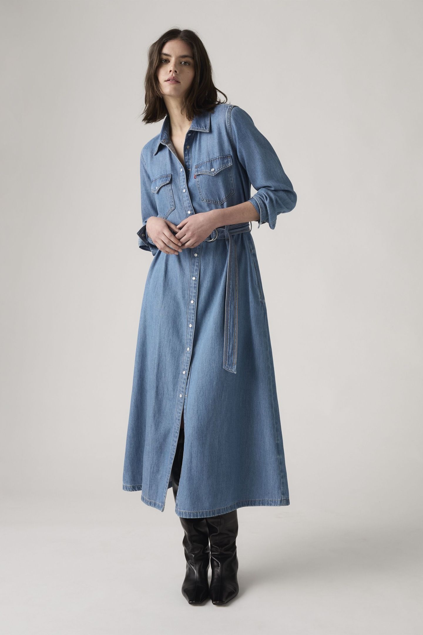 QUINCEY LONG SLEEVE MAXI DRESS 1