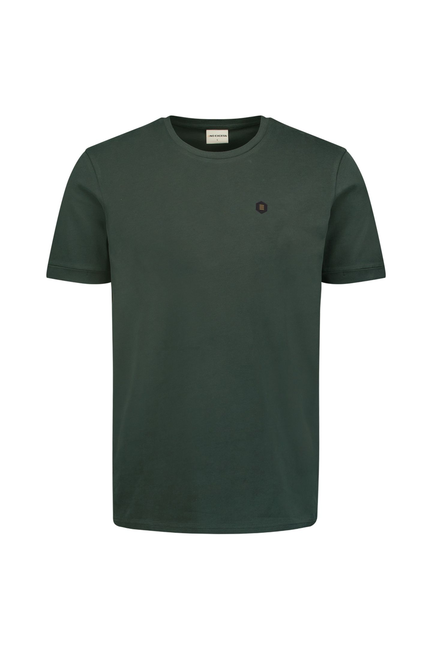 T-SHIRT CREWNECK PEACHED DARK STEEL 4