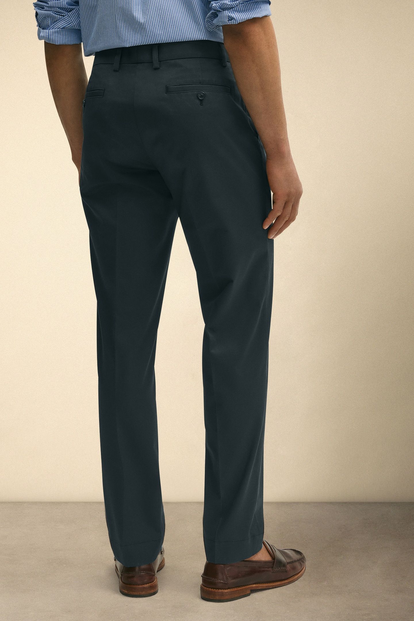 SLIM FIT ADVANTAGE STRETCH CHINO NAVY 3