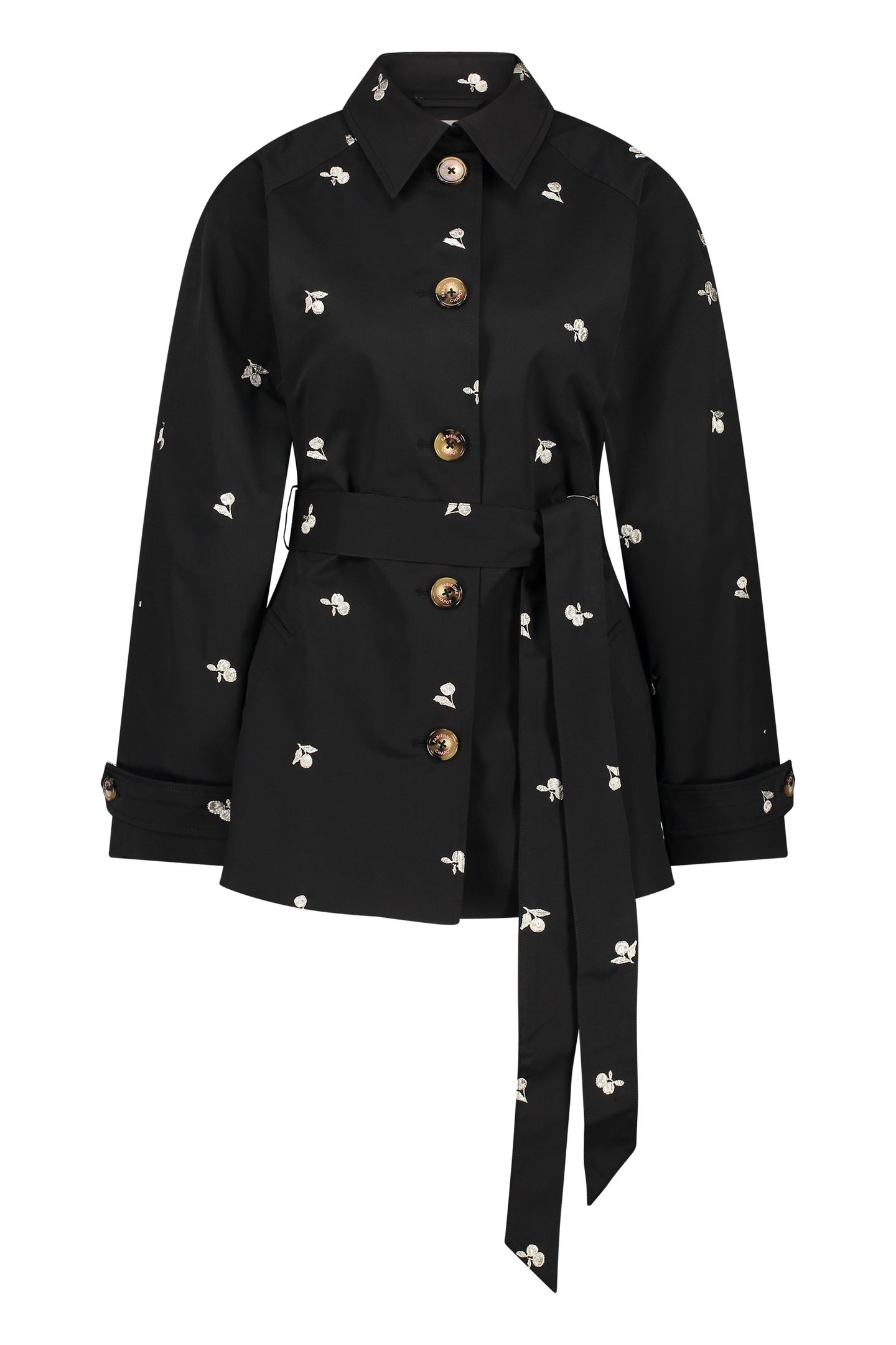 TROY TRENCHCOAT SHORT BLACK 4
