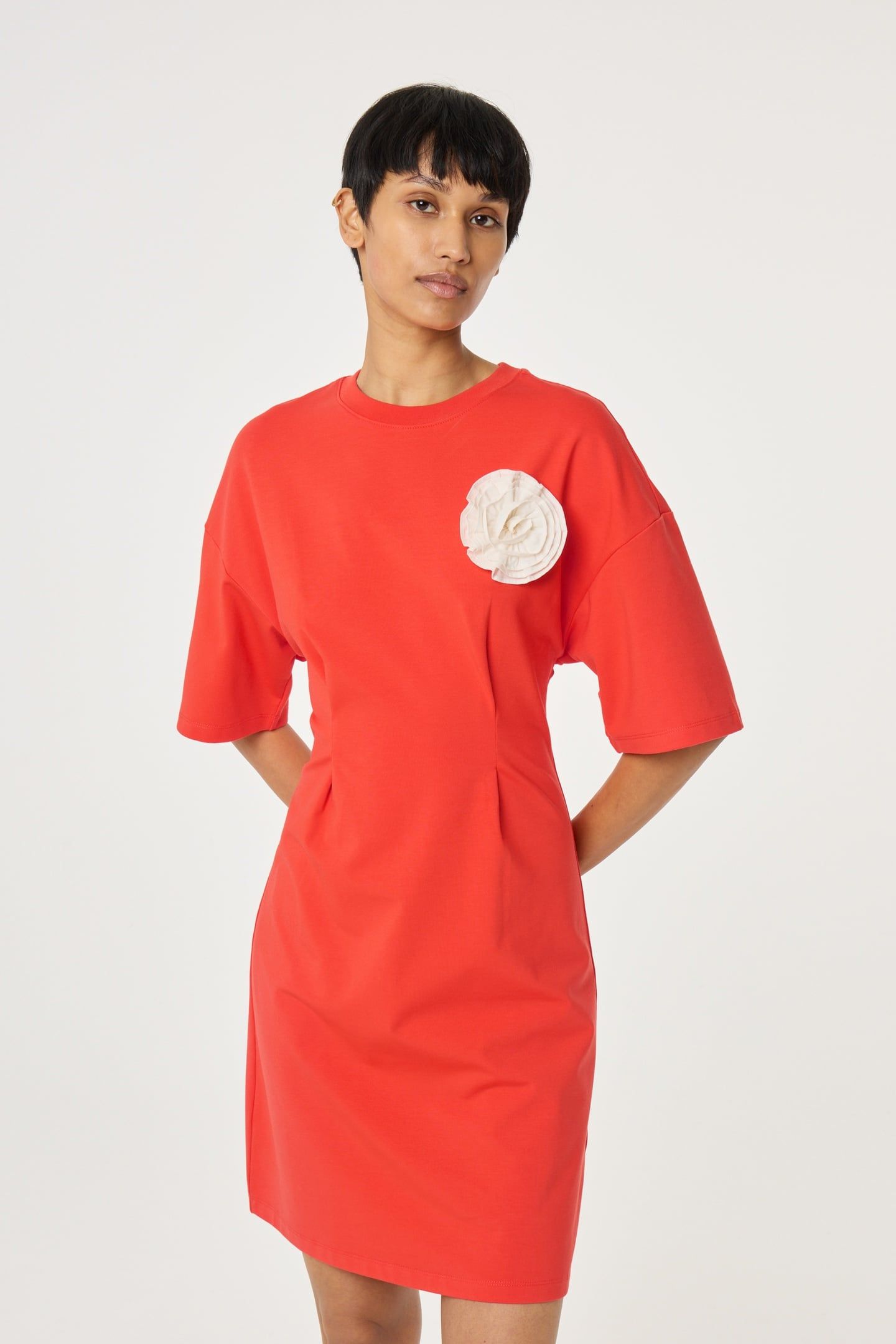 ASTAN DRESS TANGERINE TANGO 1