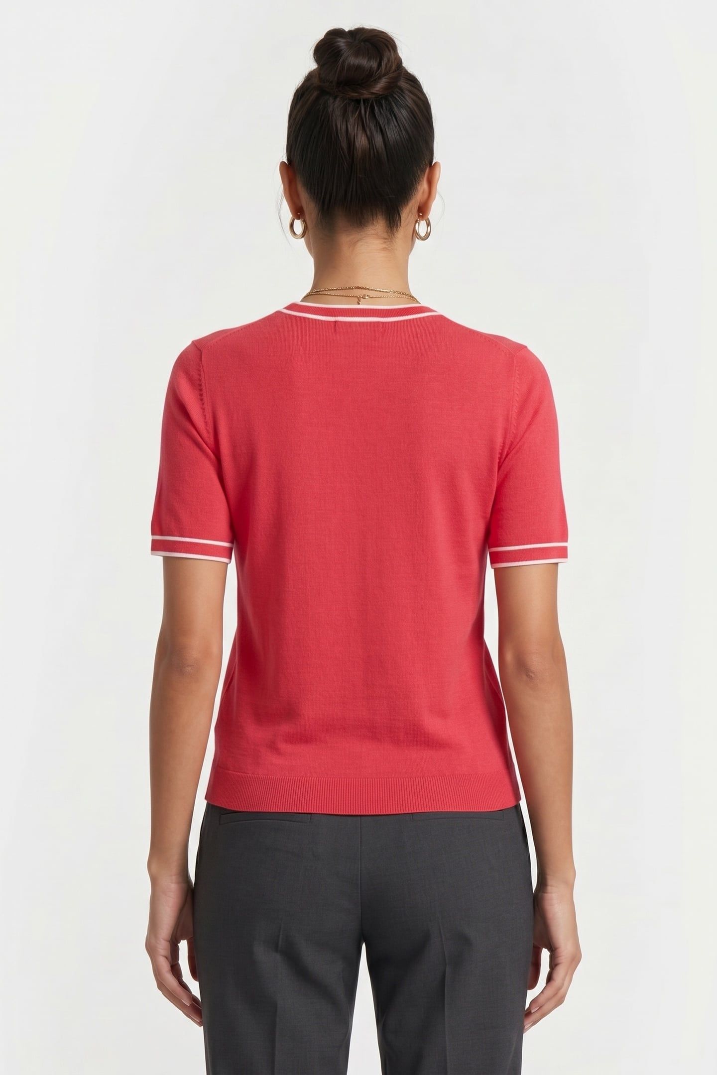 SILK BLEND CARDIGAN RED 2