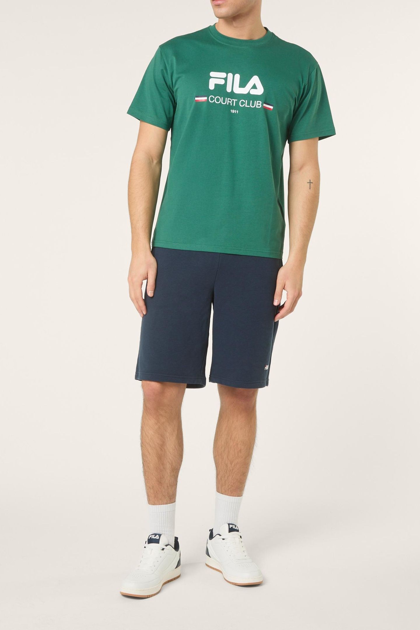 LUSCIANO SWEAT SHORTS BLACK IRIS 2