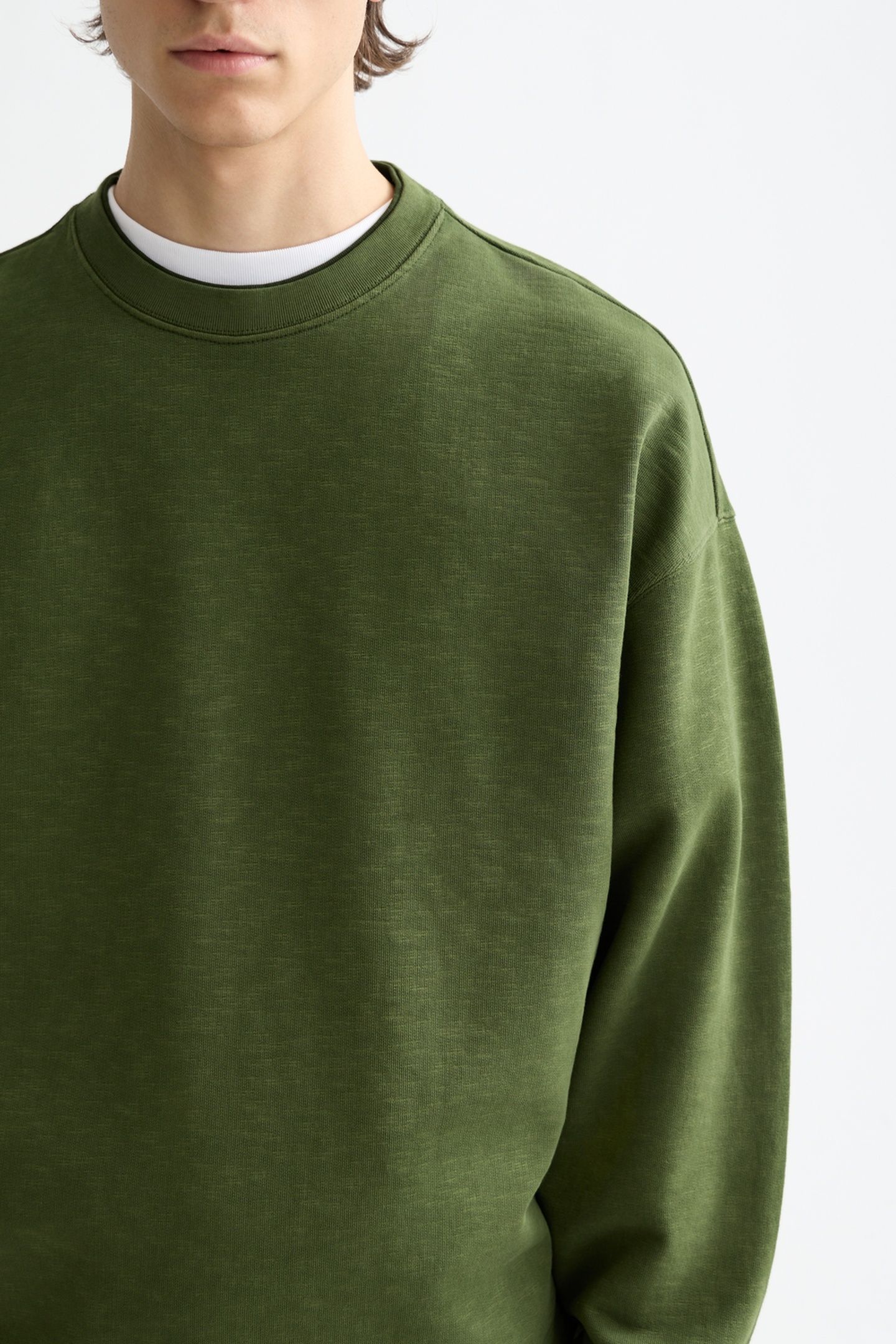 CORE - 3 CROSSES SWEATSHIRT KHAKI 4