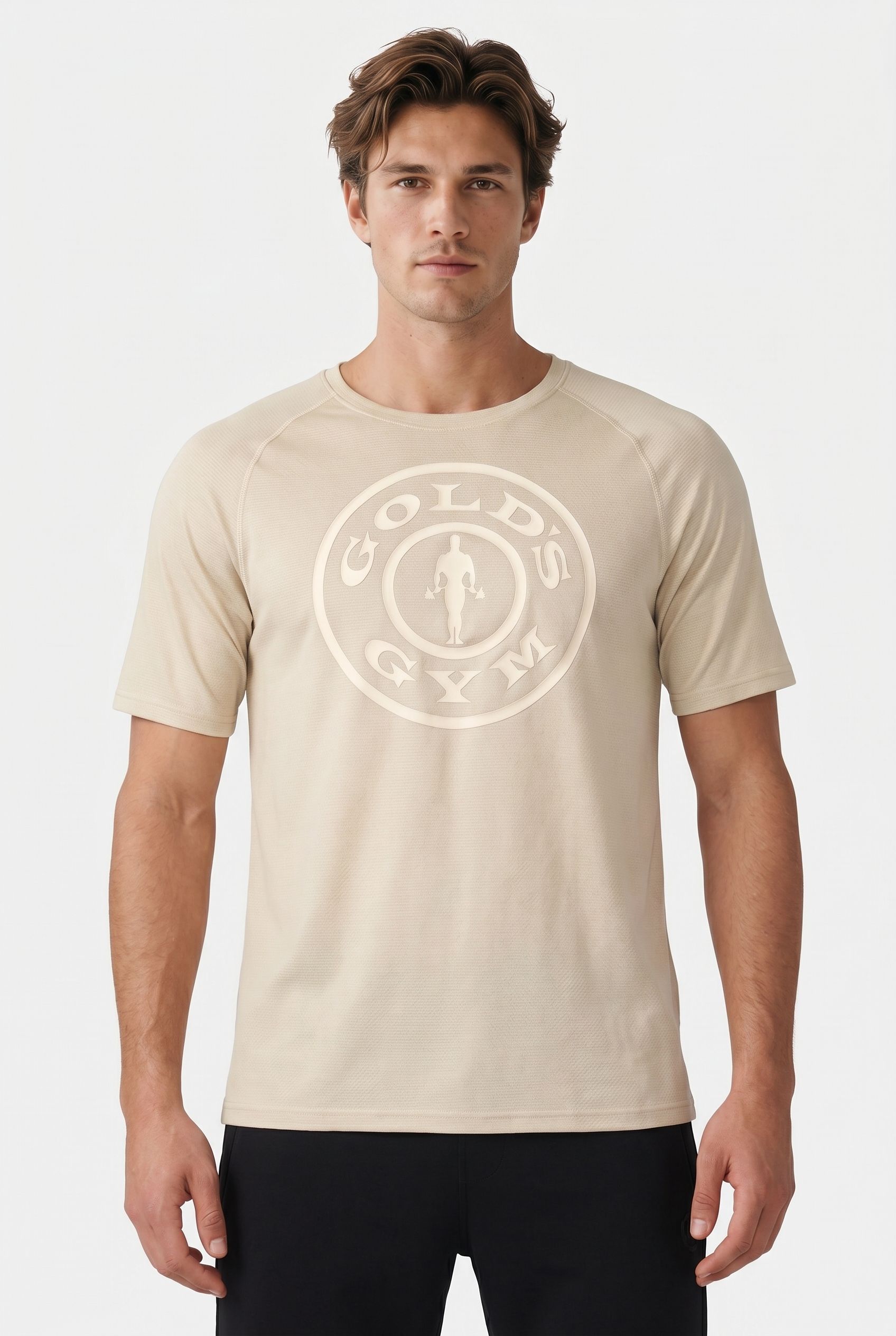 KURT - MEN'S LOOSE-FIT TRAINING T-SHIRT CREME 1