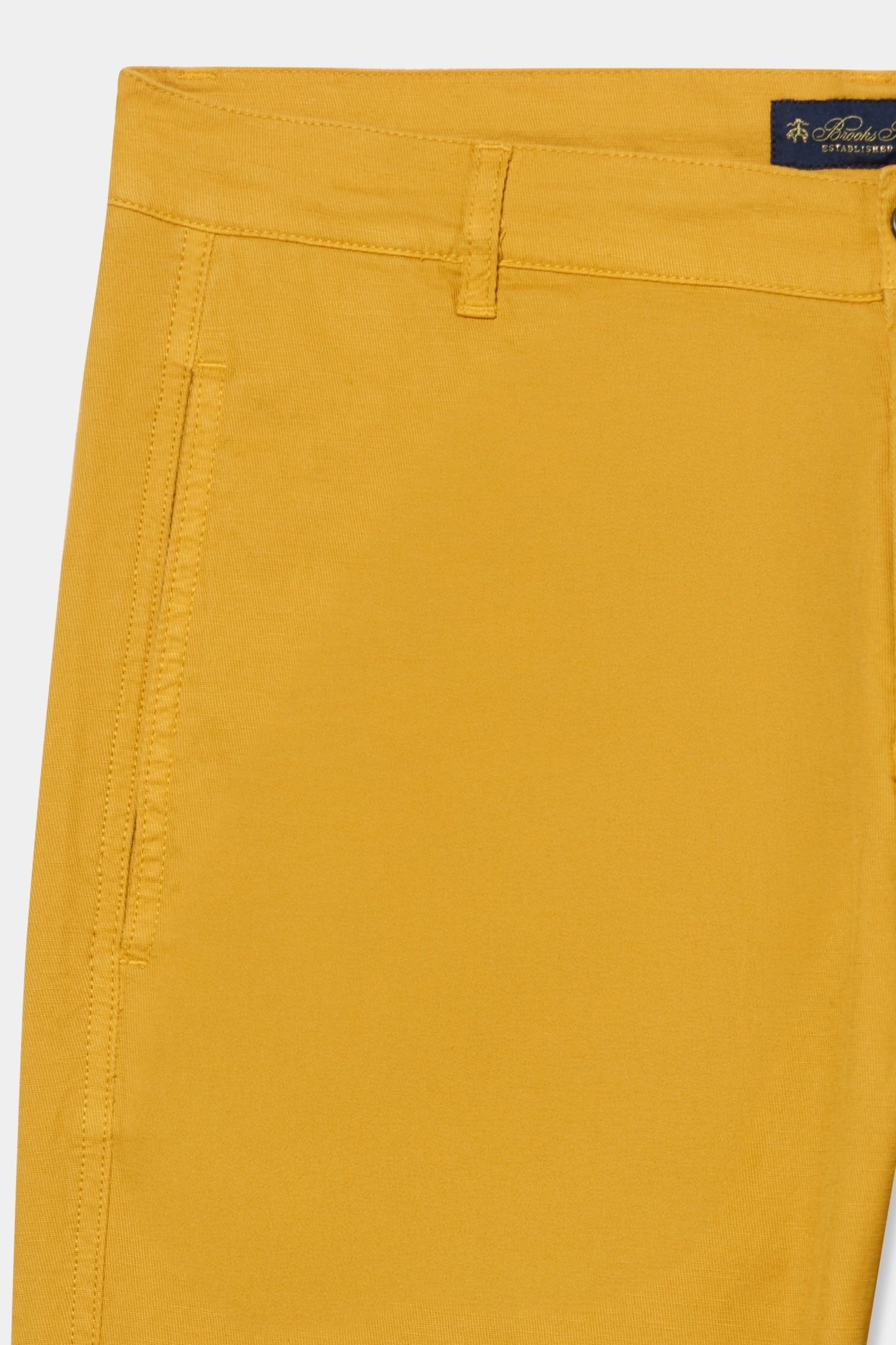 CHINO DRAWSTRING LINEN YELLOW 4